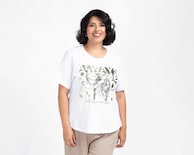 Playera Sahara Blanca para Mujer