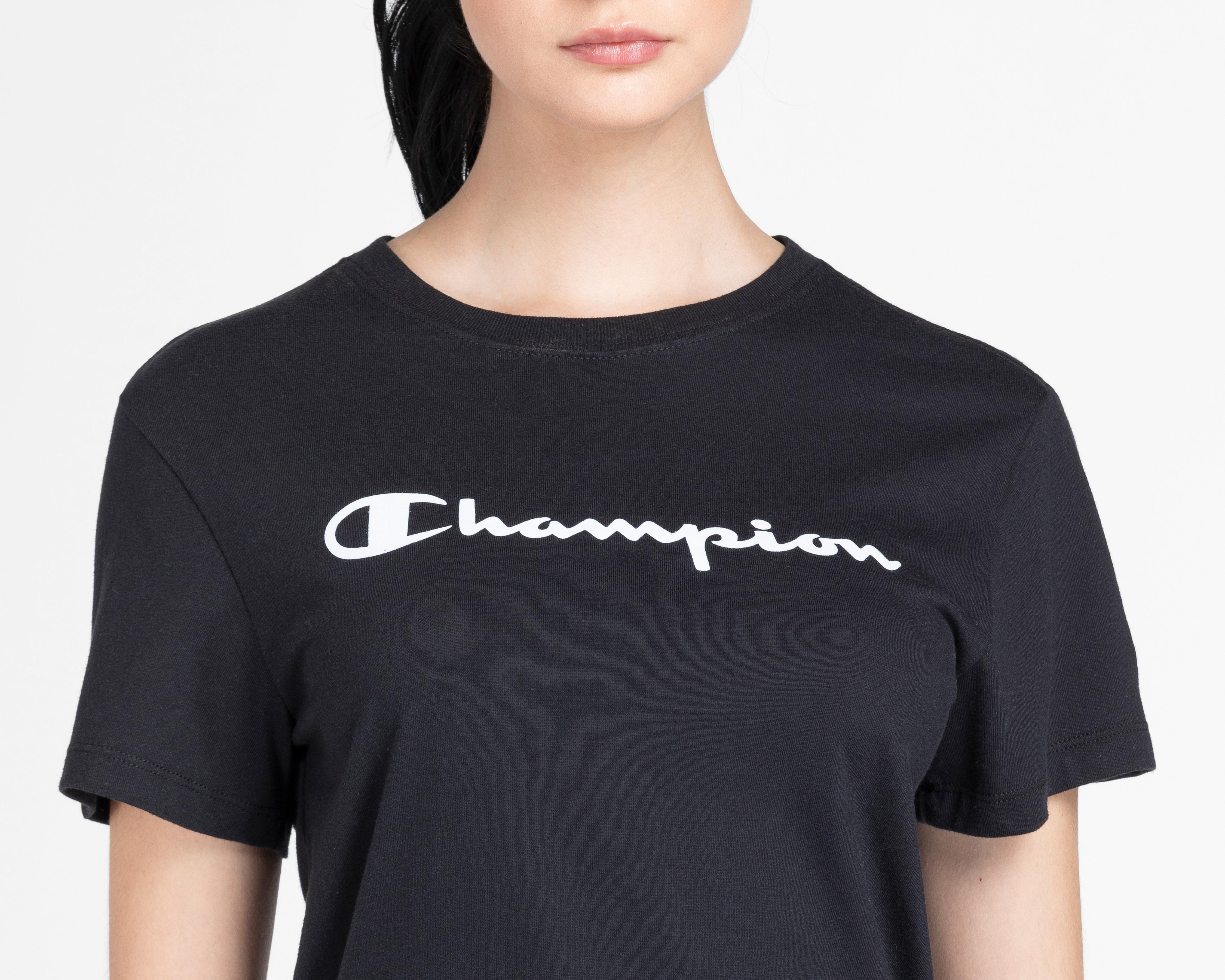 Foto 5 pulgar | Foto 4 | Playera Champion Manga Corta Cuello Redondo