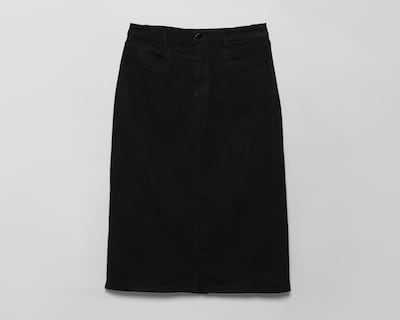 Foto 1 | Foto 1 | Falda Midi Sahara Negra para Mujer