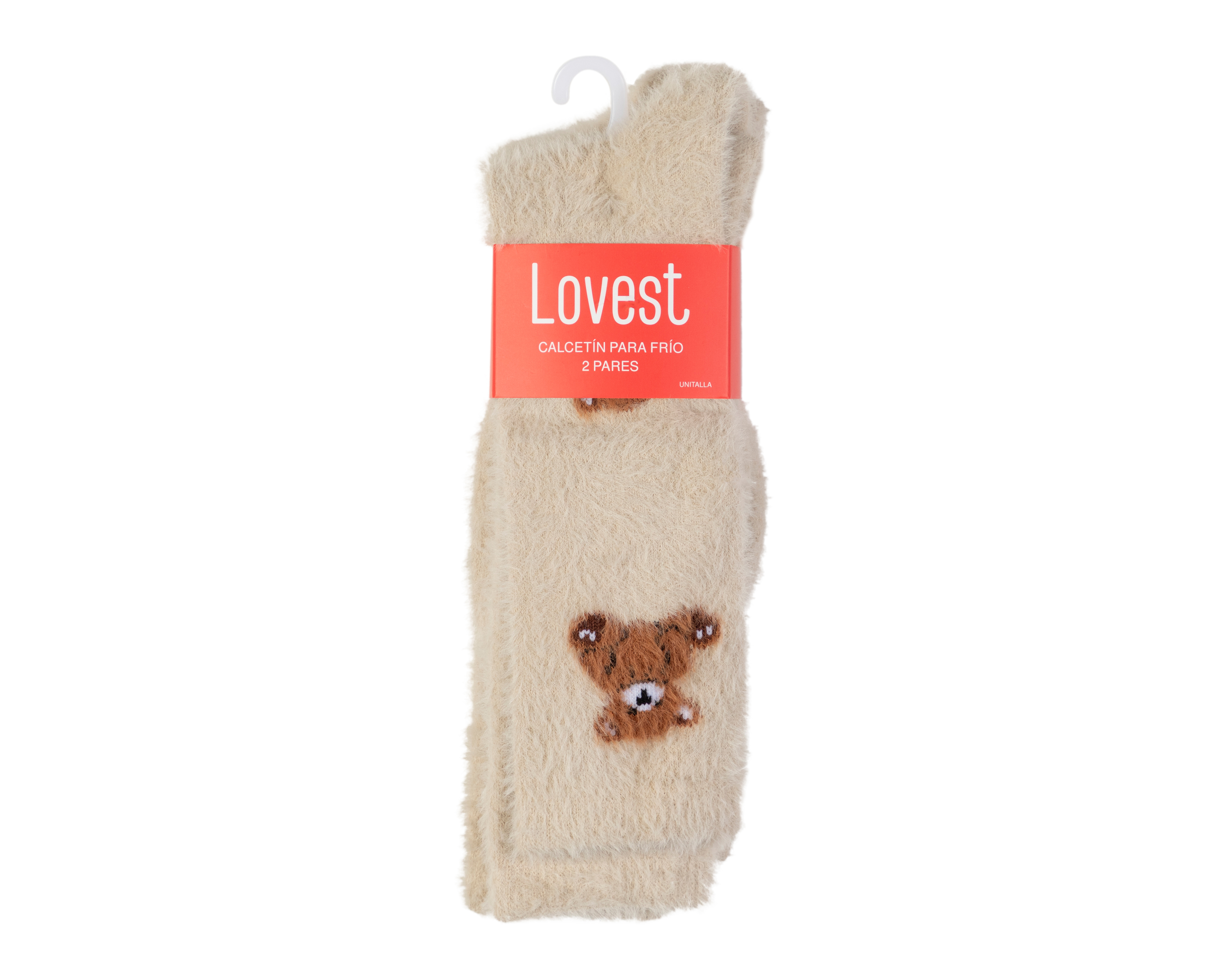 Foto 4 pulgar | Foto 3 | Calcetas Largas Lovest para Mujer 2 Pares