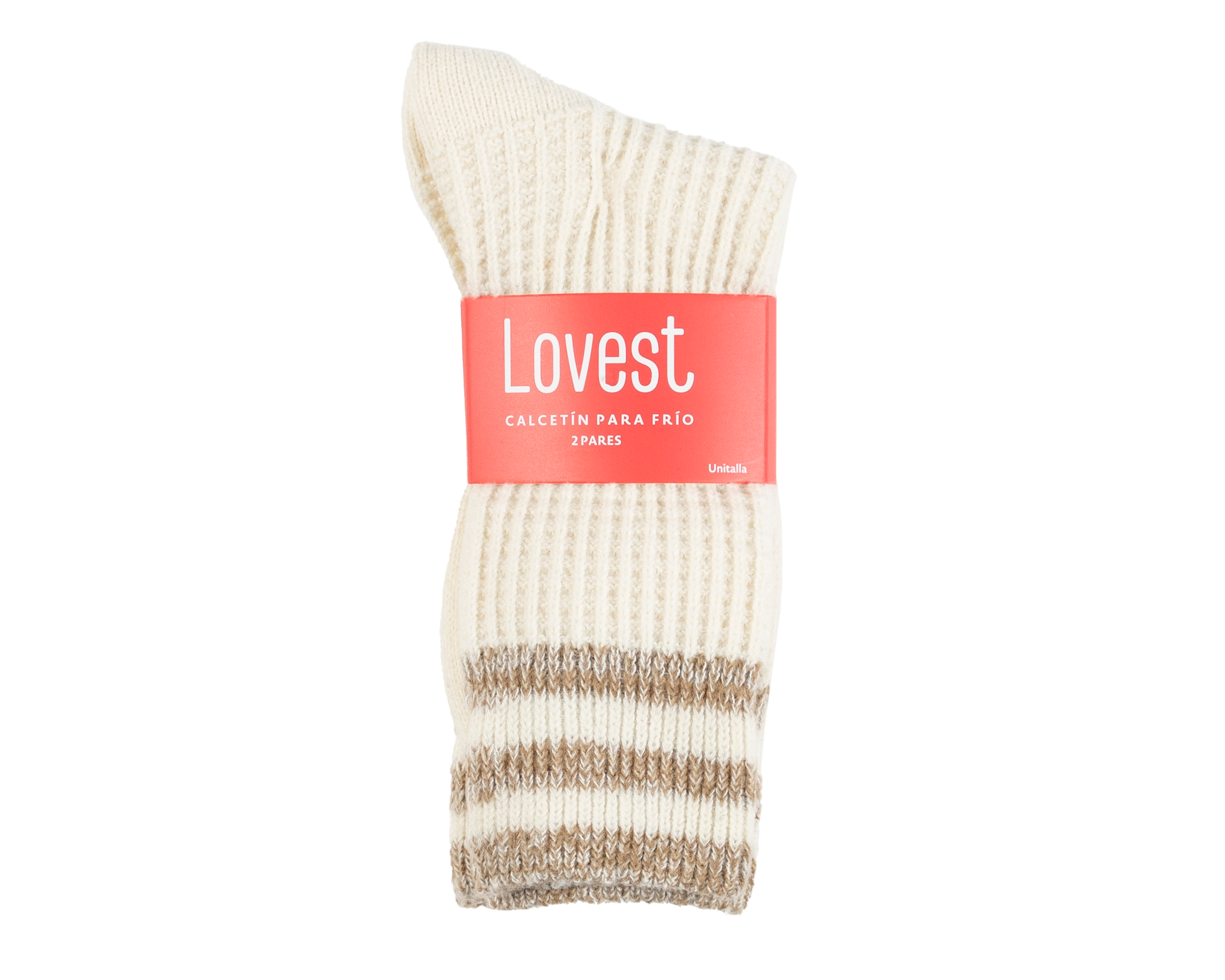 Foto 4 pulgar | Foto 3 | Calcetas Largas Lovest para Mujer 2 Pares