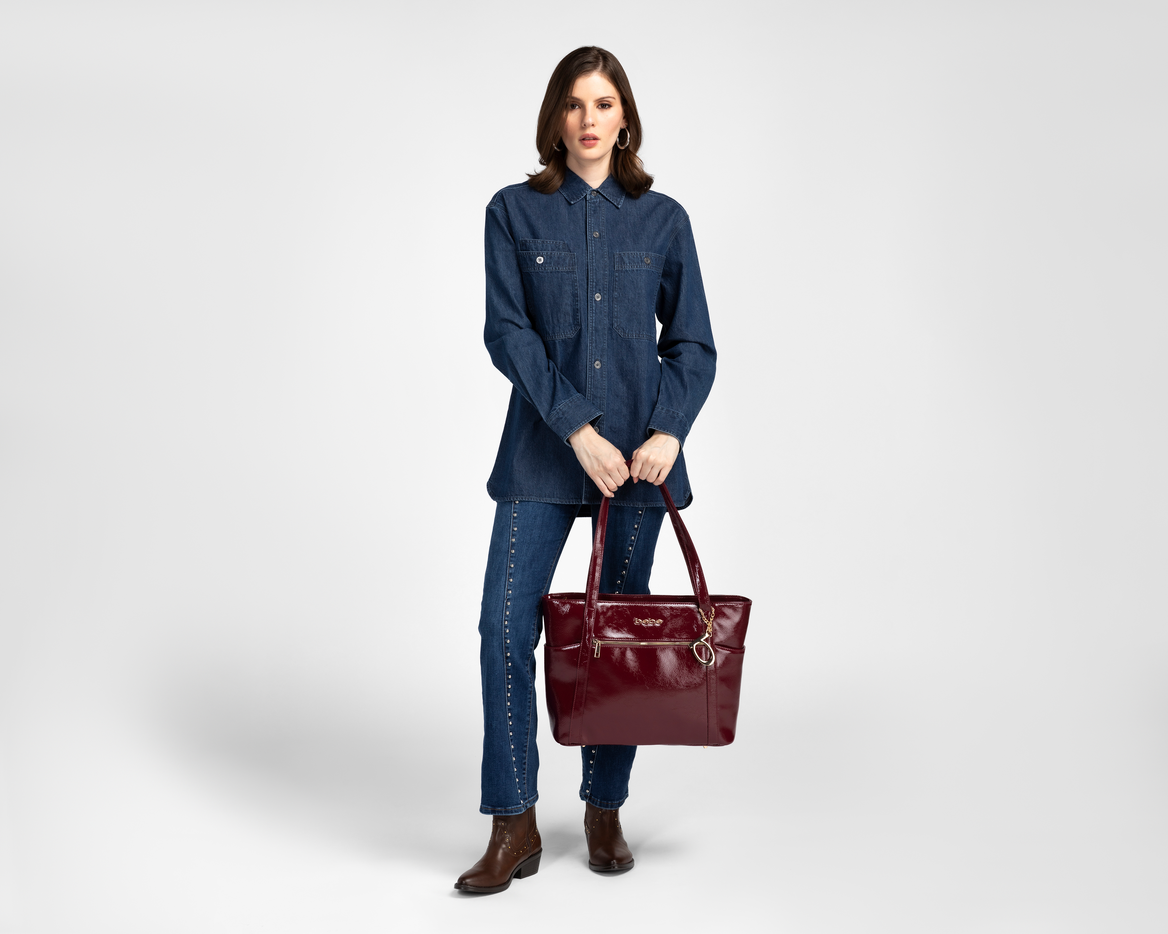 Foto 7 pulgar | Foto 6 | Bolsa de Hombro Bebe con Colgante