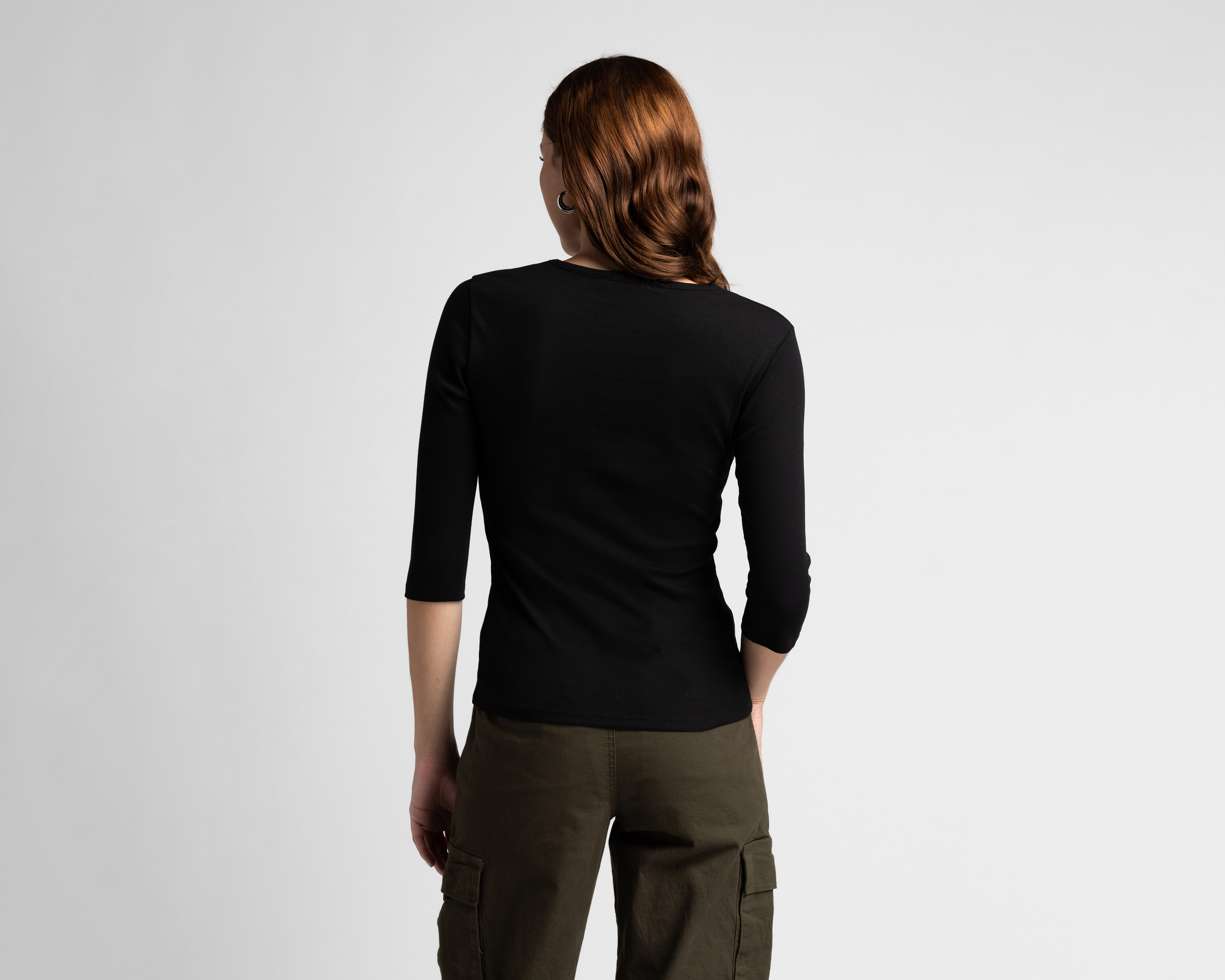 Foto 4 pulgar | Foto 3 | Playera Manga 3/4 Refill para Mujer