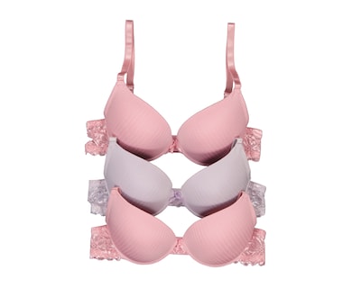 Foto 1 | Foto 1 | Brasier Copa Completa con Encaje Beauty Secret 3 Pack