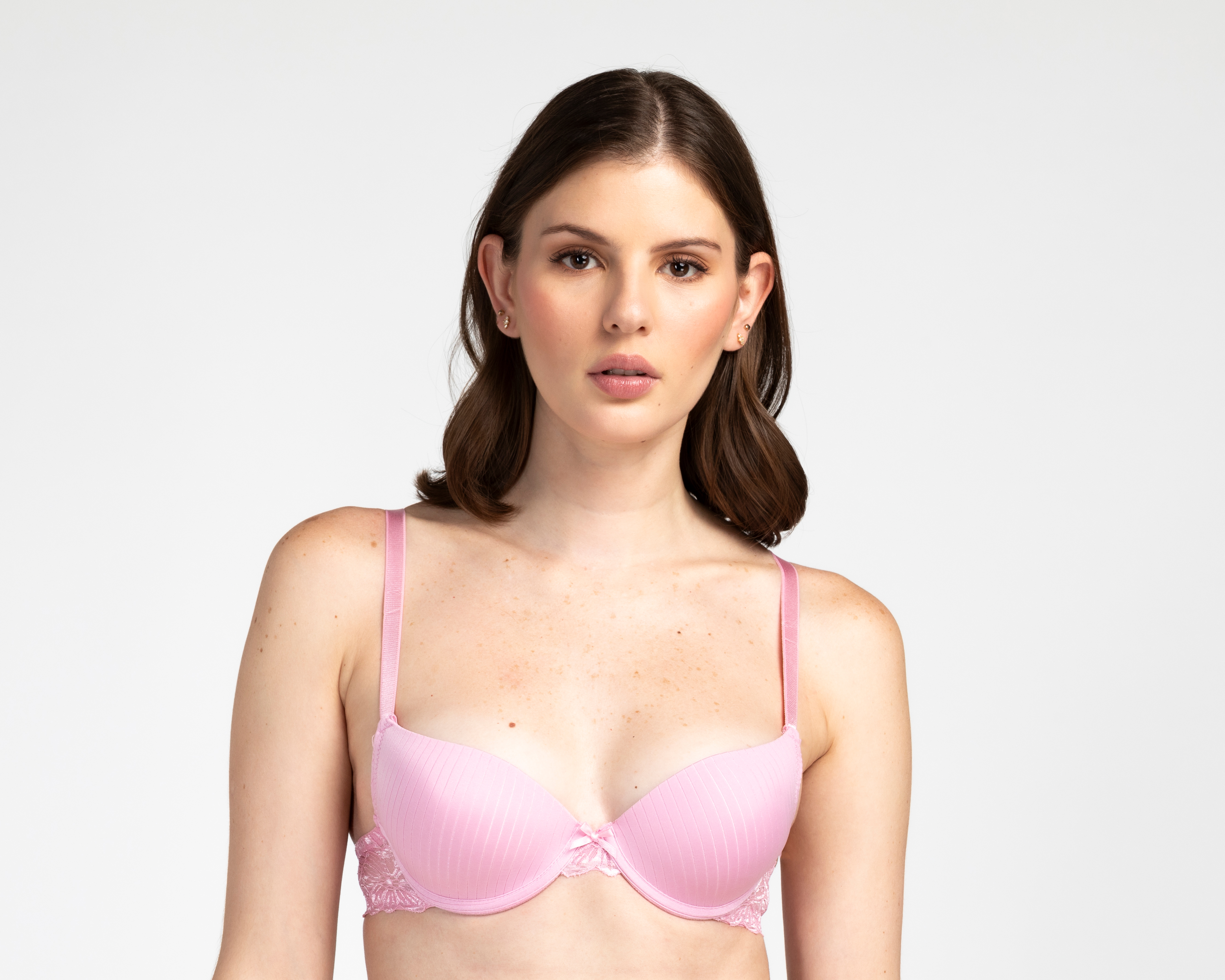 Foto 3 pulgar | Foto 2 | Brasier Copa Completa con Encaje Beauty Secret 3 Pack