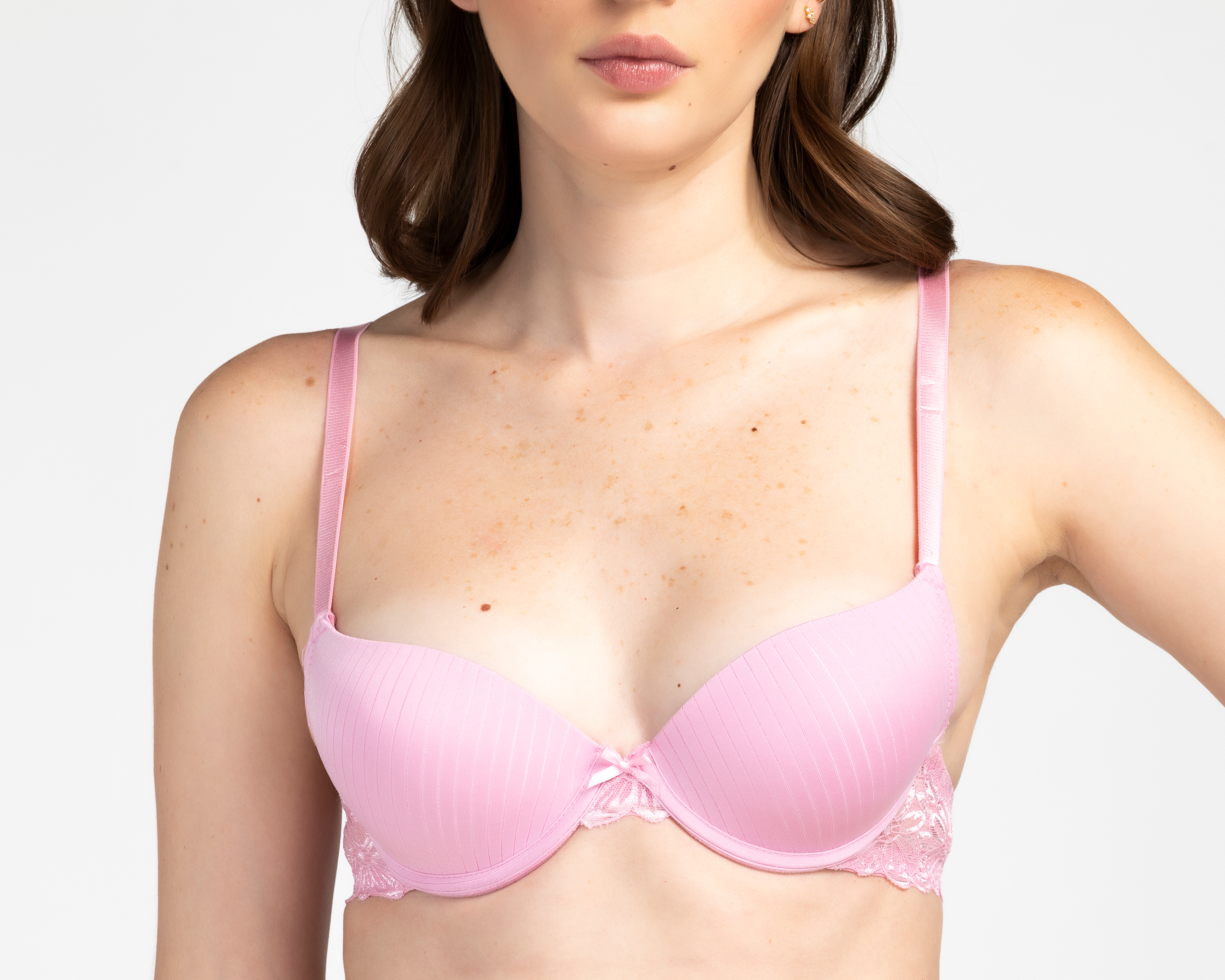 Foto 5 pulgar | Foto 4 | Brasier Copa Completa con Encaje Beauty Secret 3 Pack