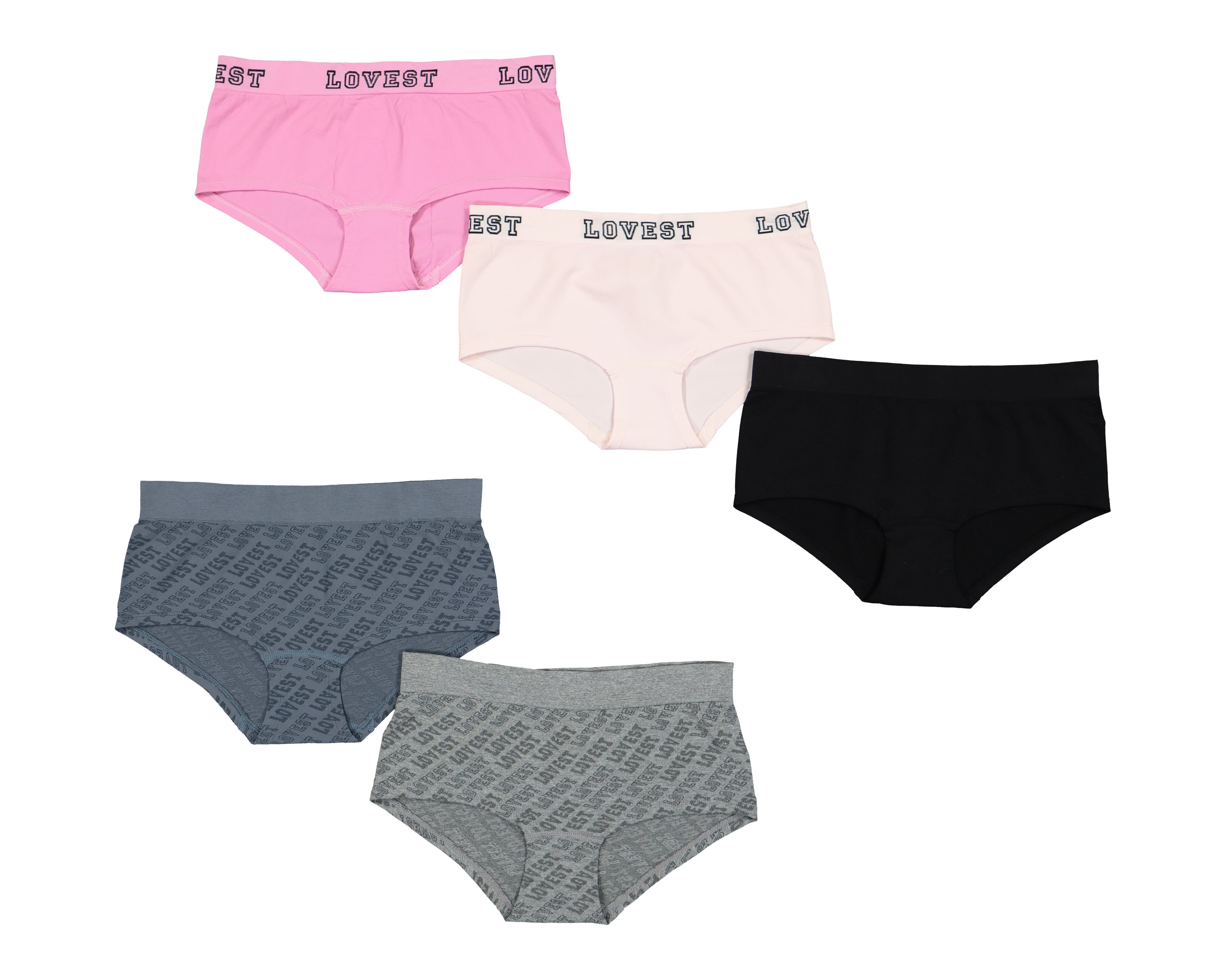 Bóxer Lovest para Mujer 5 Pack