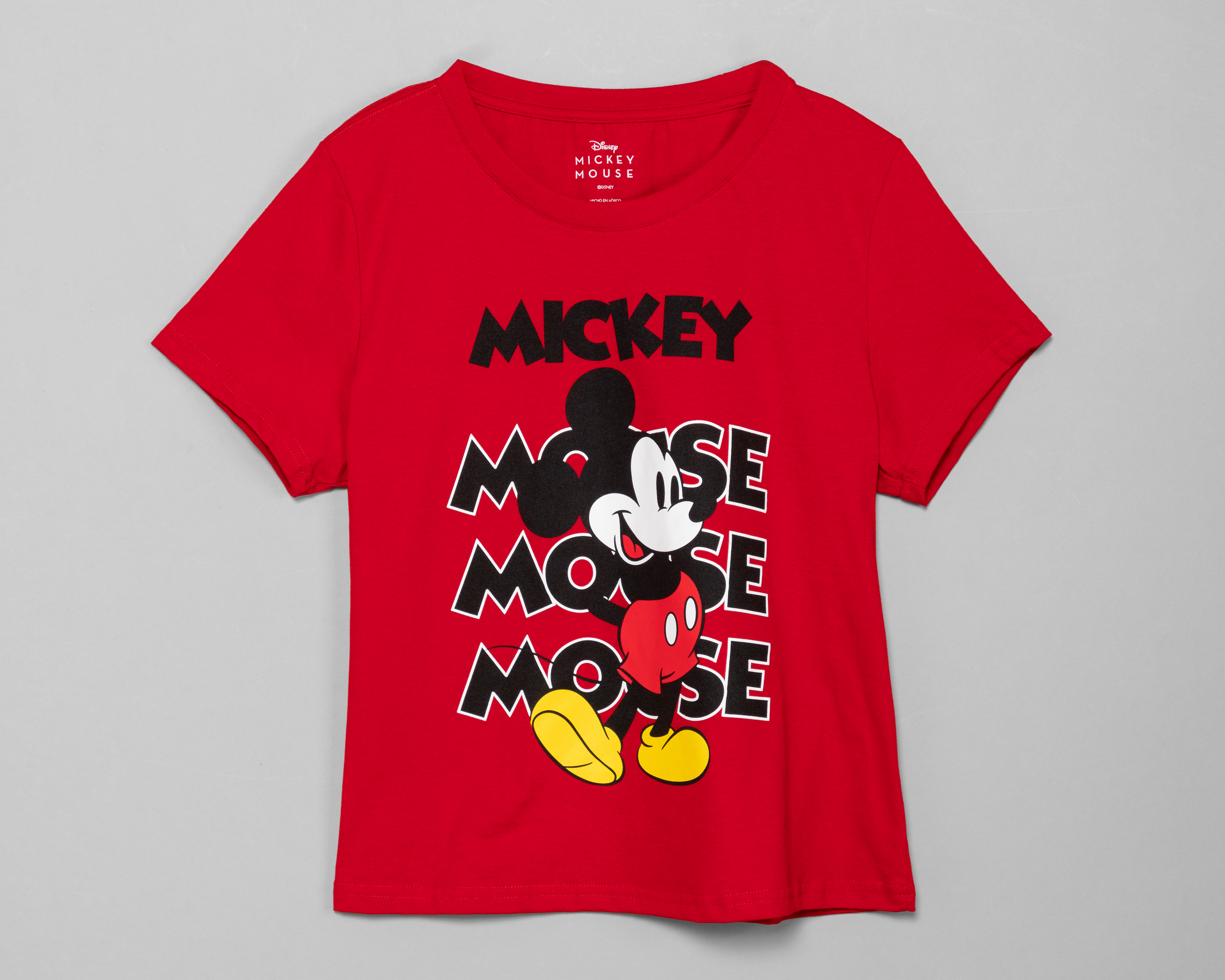 Foto 2 pulgar | Foto 1 | Playera Disney Mickey Mouse Estampada