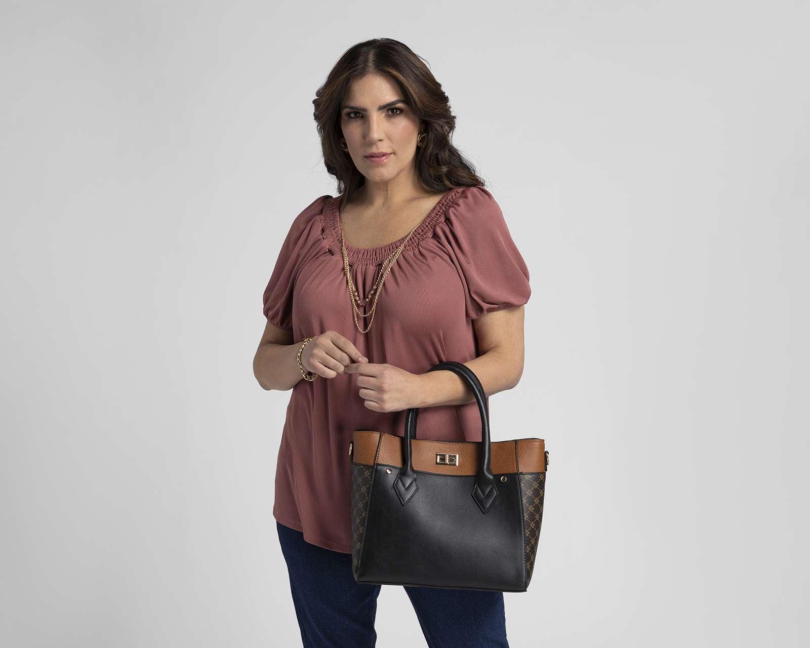 Blusa Sahara Manga Corta con Collar