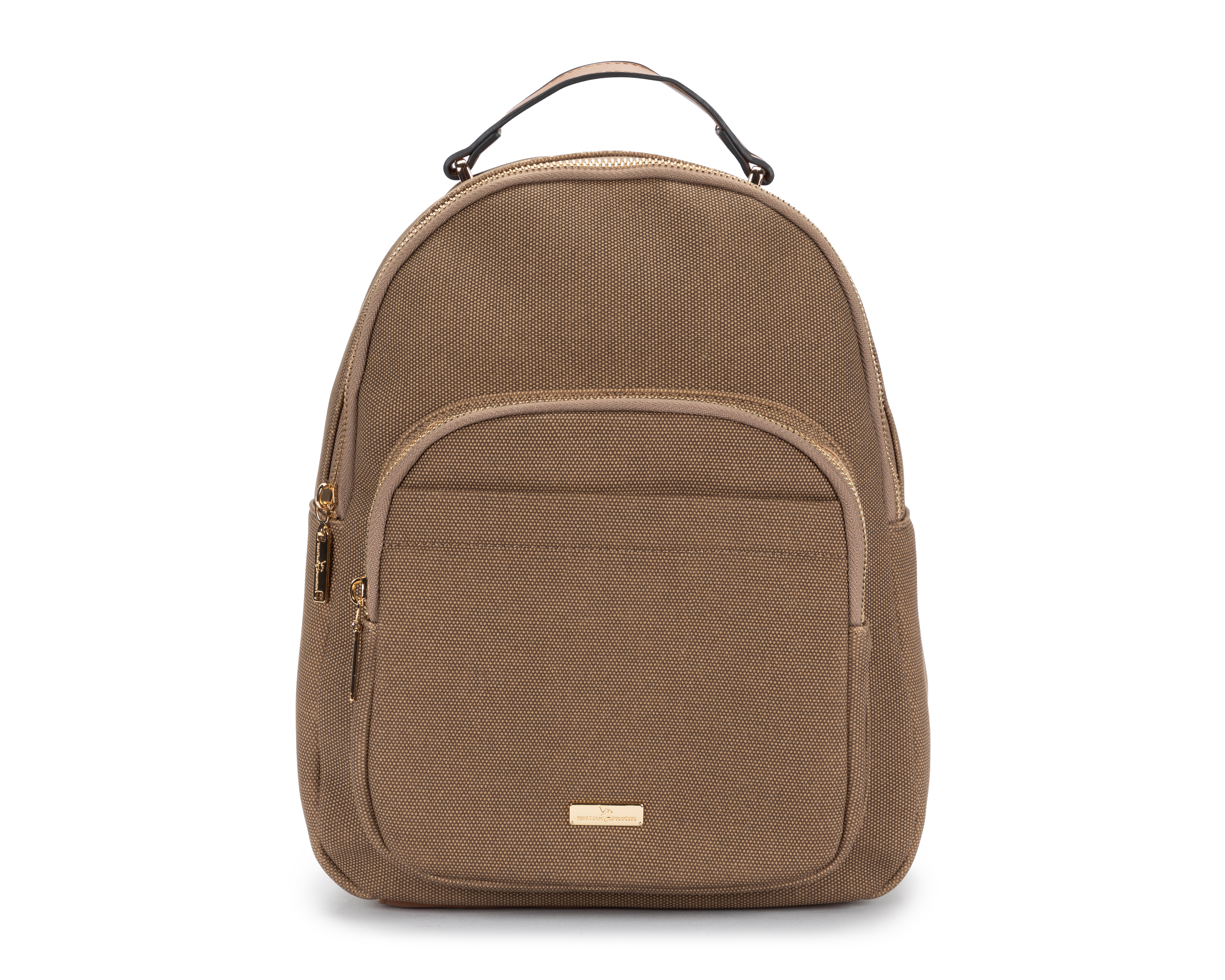 Foto 2 pulgar | Foto 1 | Mochila Casual York Team Polo Club Café