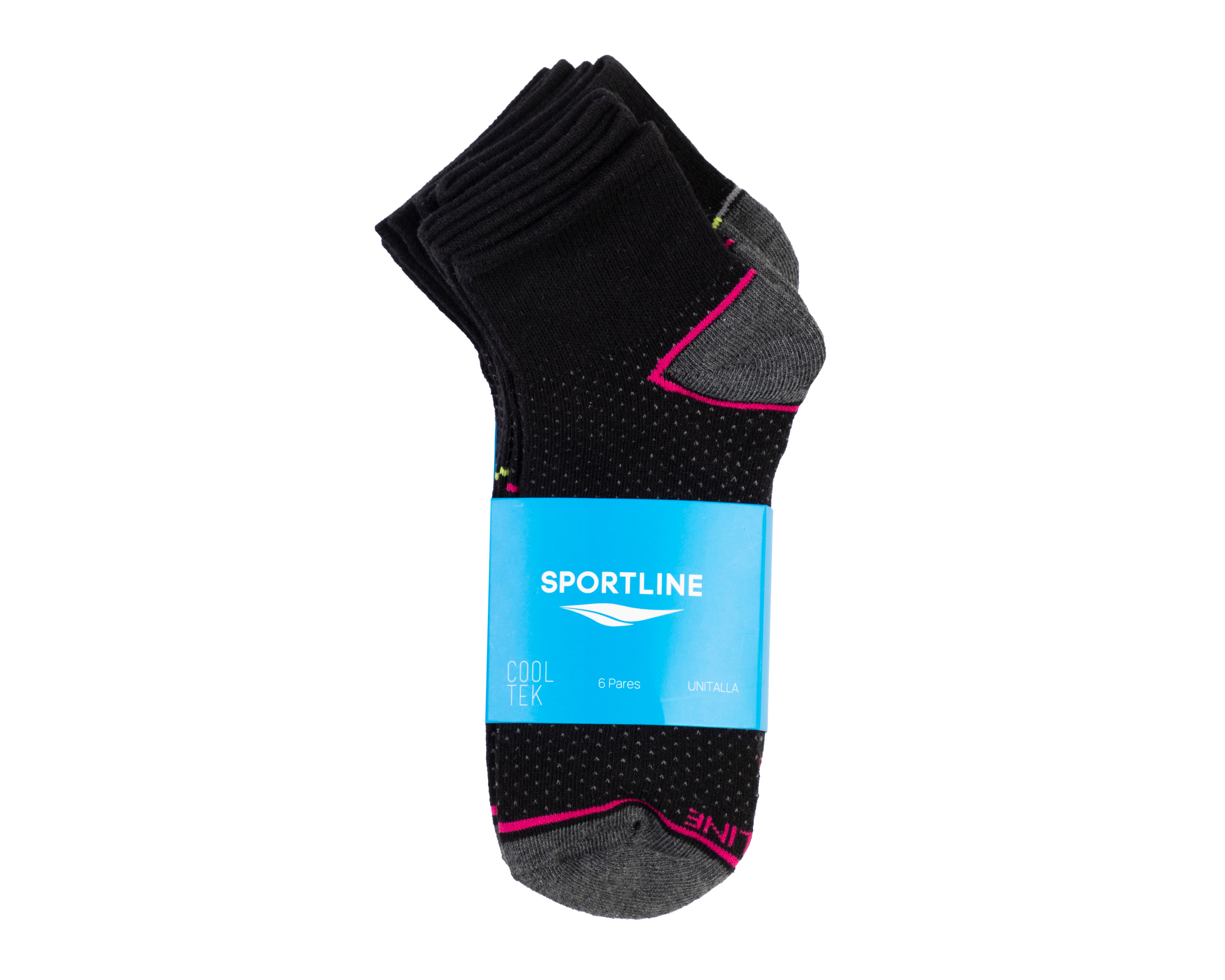 Foto 4 pulgar | Foto 3 | Calcetas Deportivas Sportline para Mujer 6 Pares