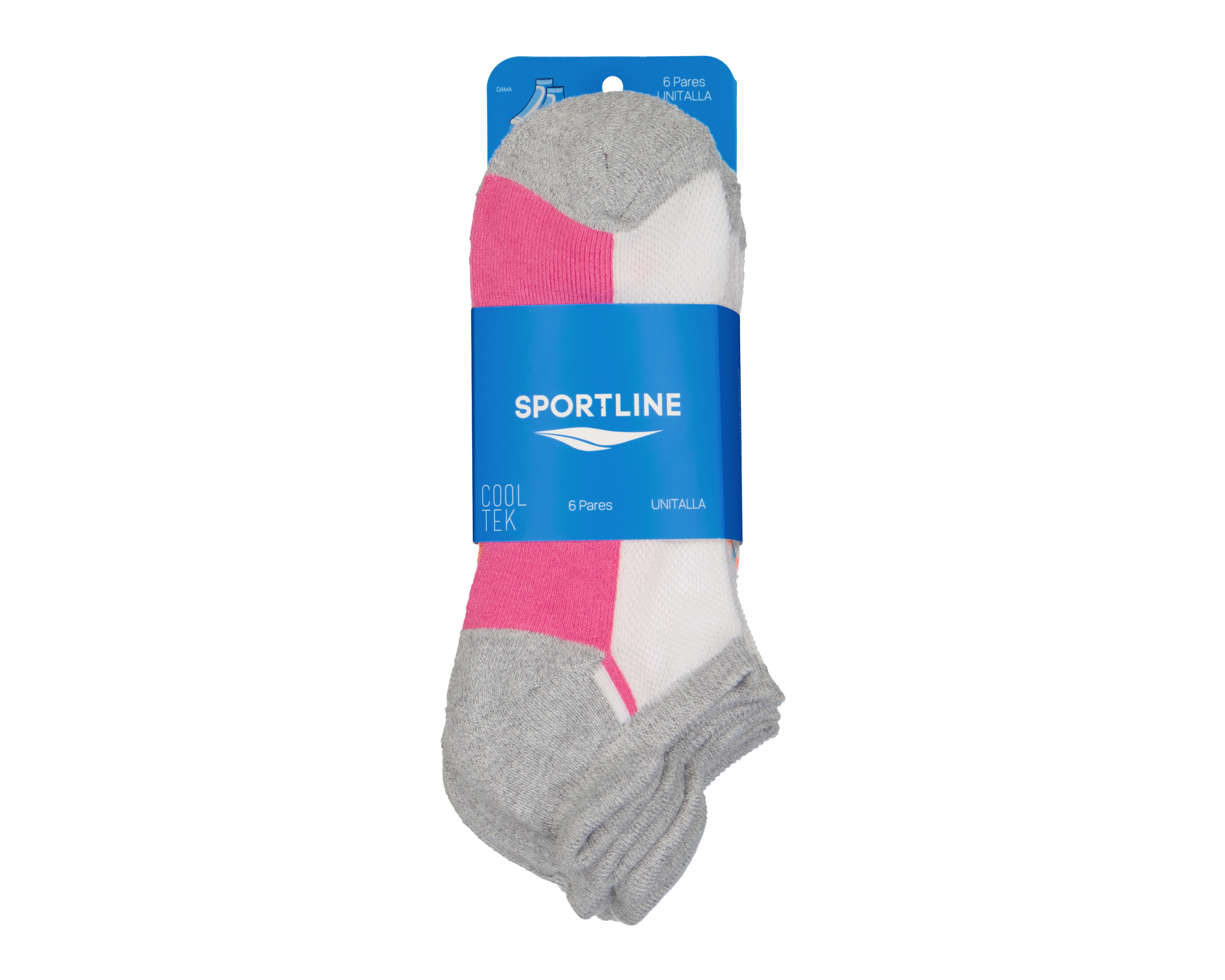Foto 4 pulgar | Foto 3 | Calcetas Deportivas Sportline para Mujer 6 Pares