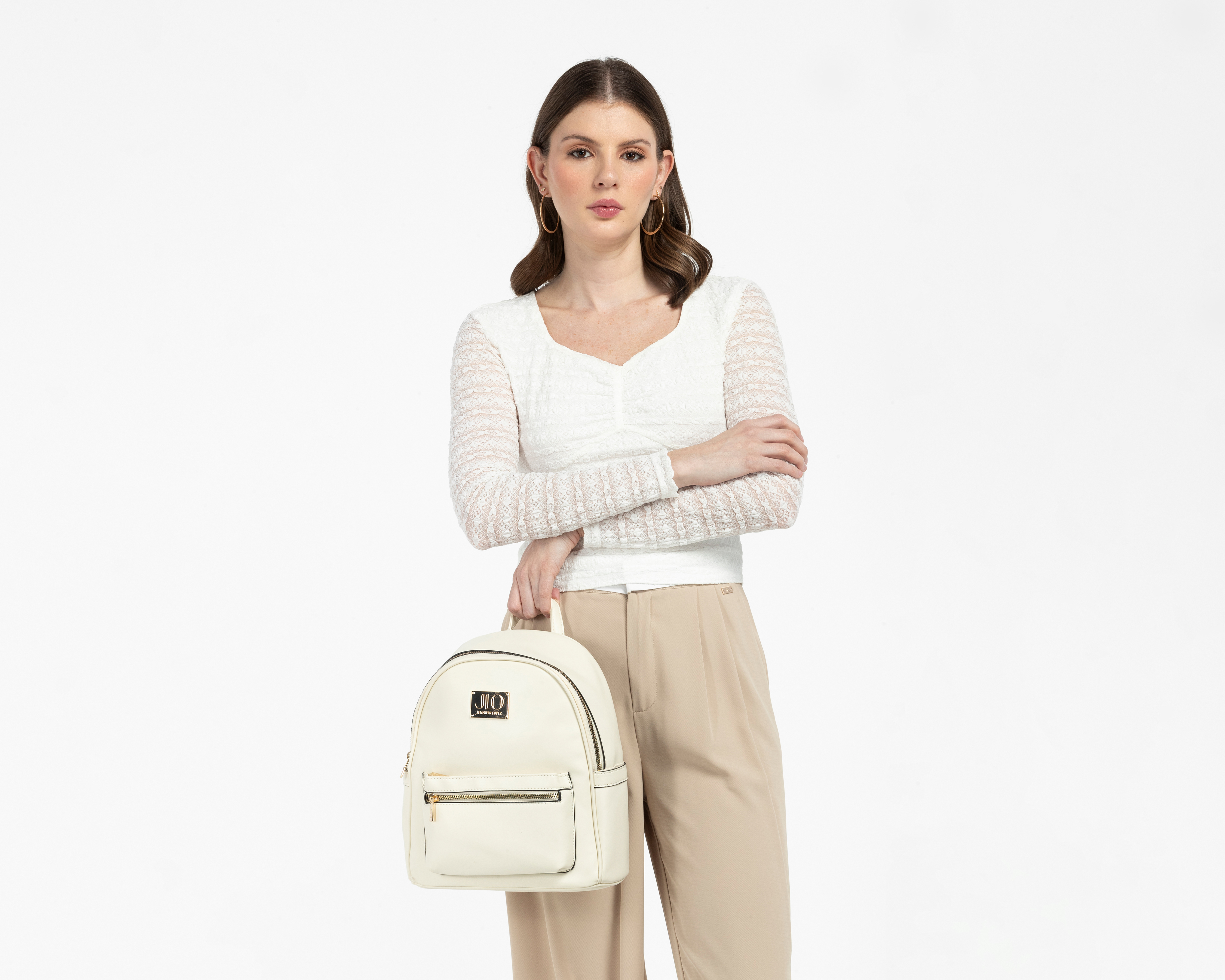 Foto 7 | Foto 8 | Mochila Jennifer Lopez Beige