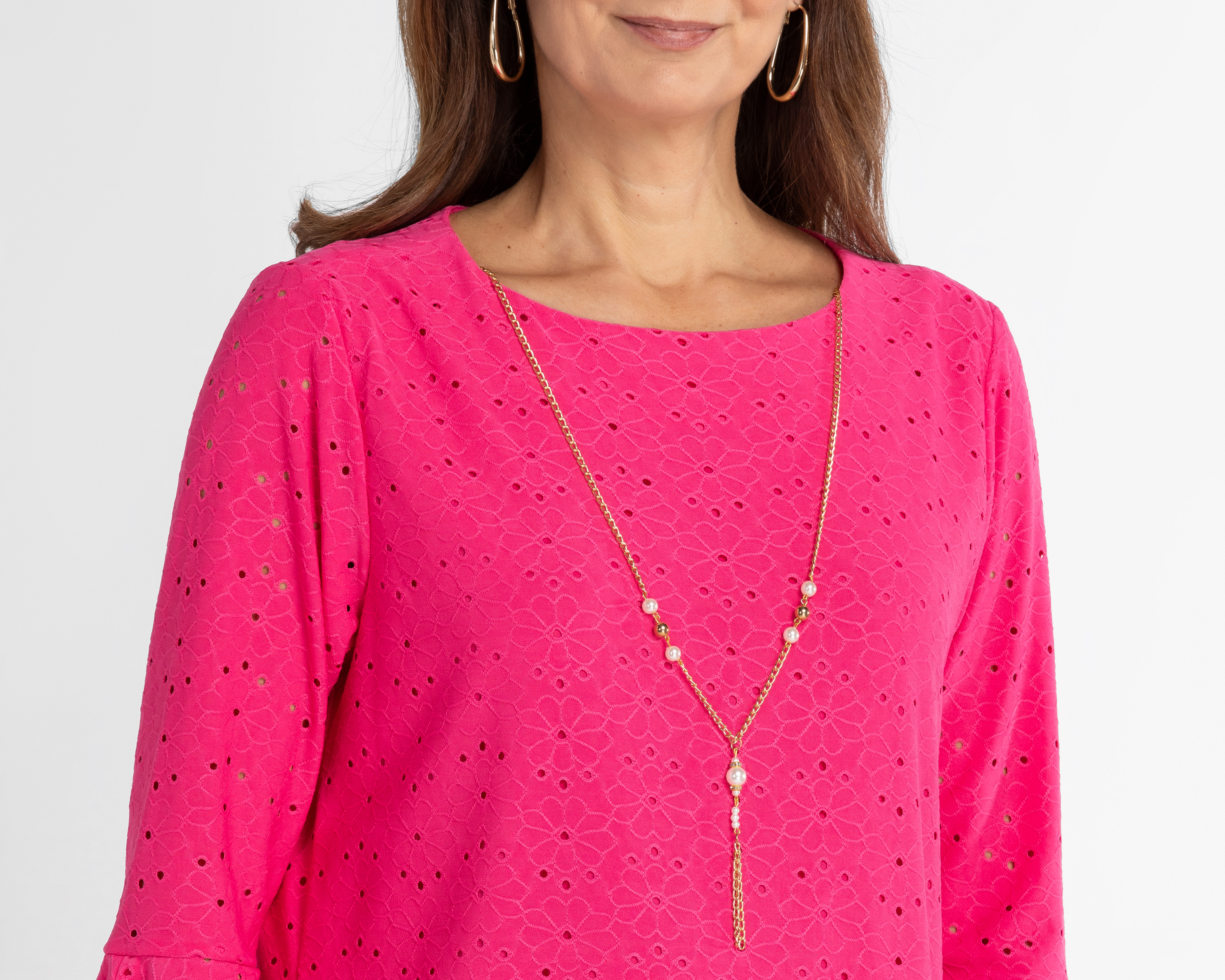 Foto 5 | Foto 5 | Vestido Lady Sun Casual Manga 3/4 con Collar