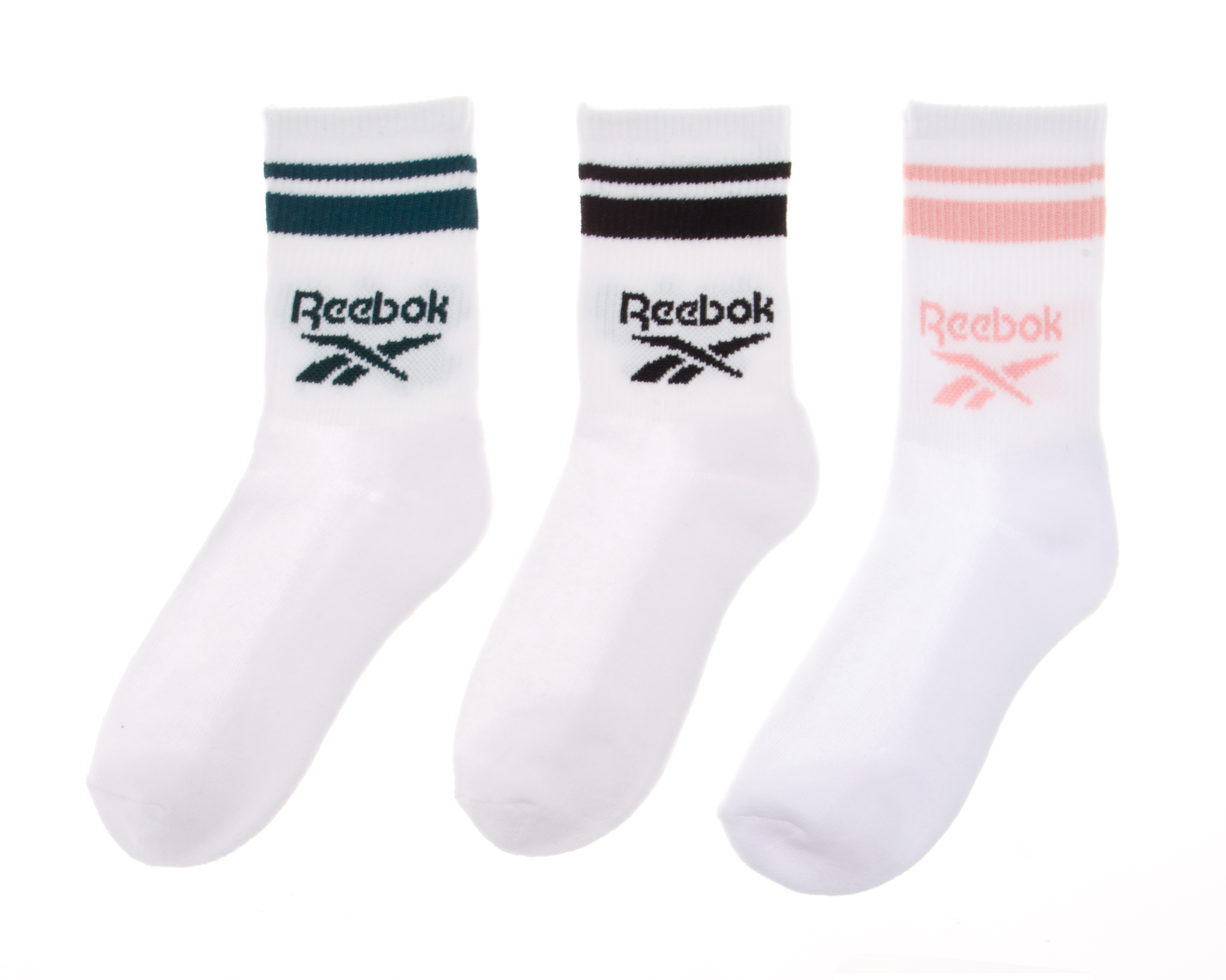 Calcetas Tobilleras Deportivas Reebok para Mujer 3 Pares