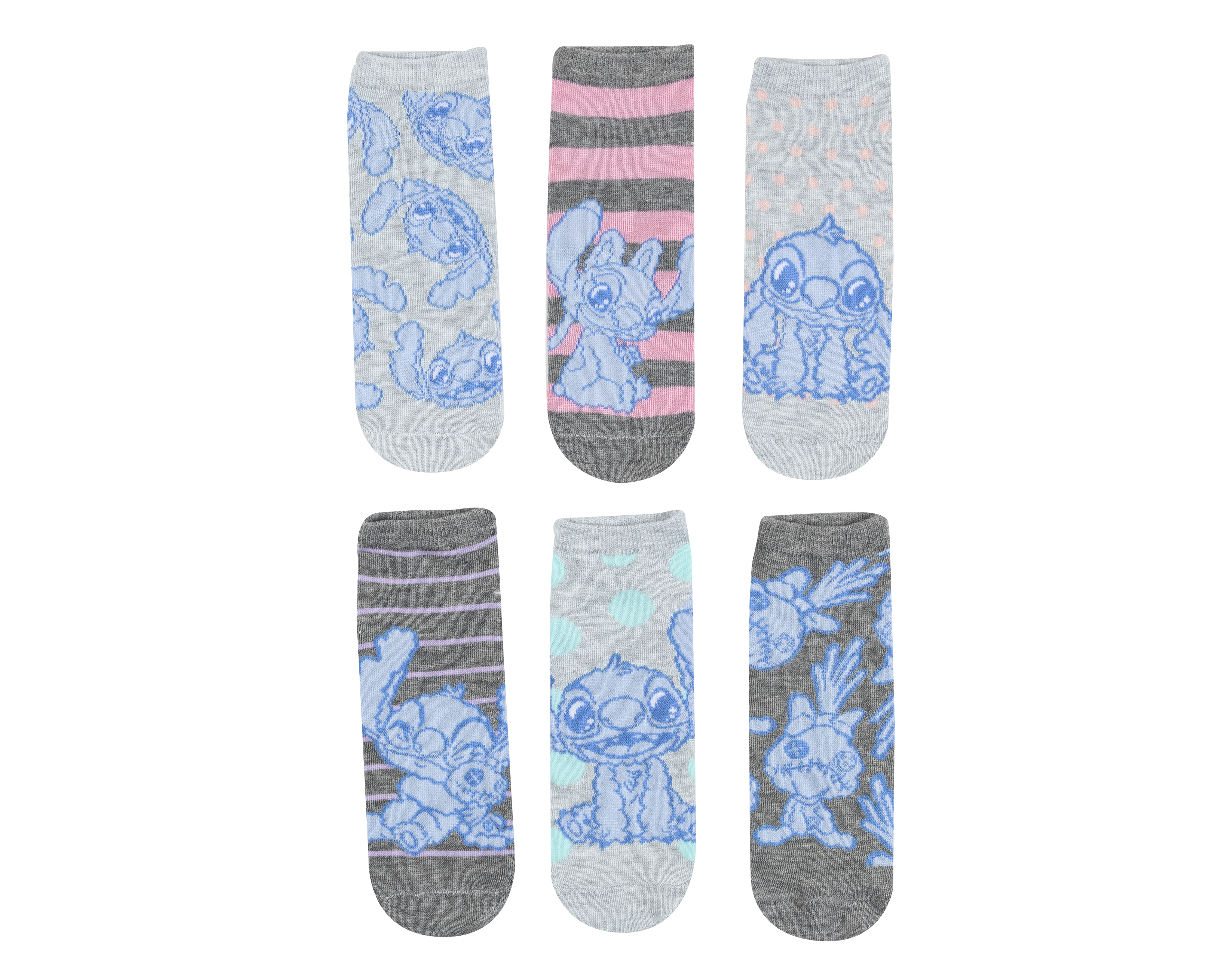 Calcetas Disney Lilo & Stitch para Mujer 6 Pares