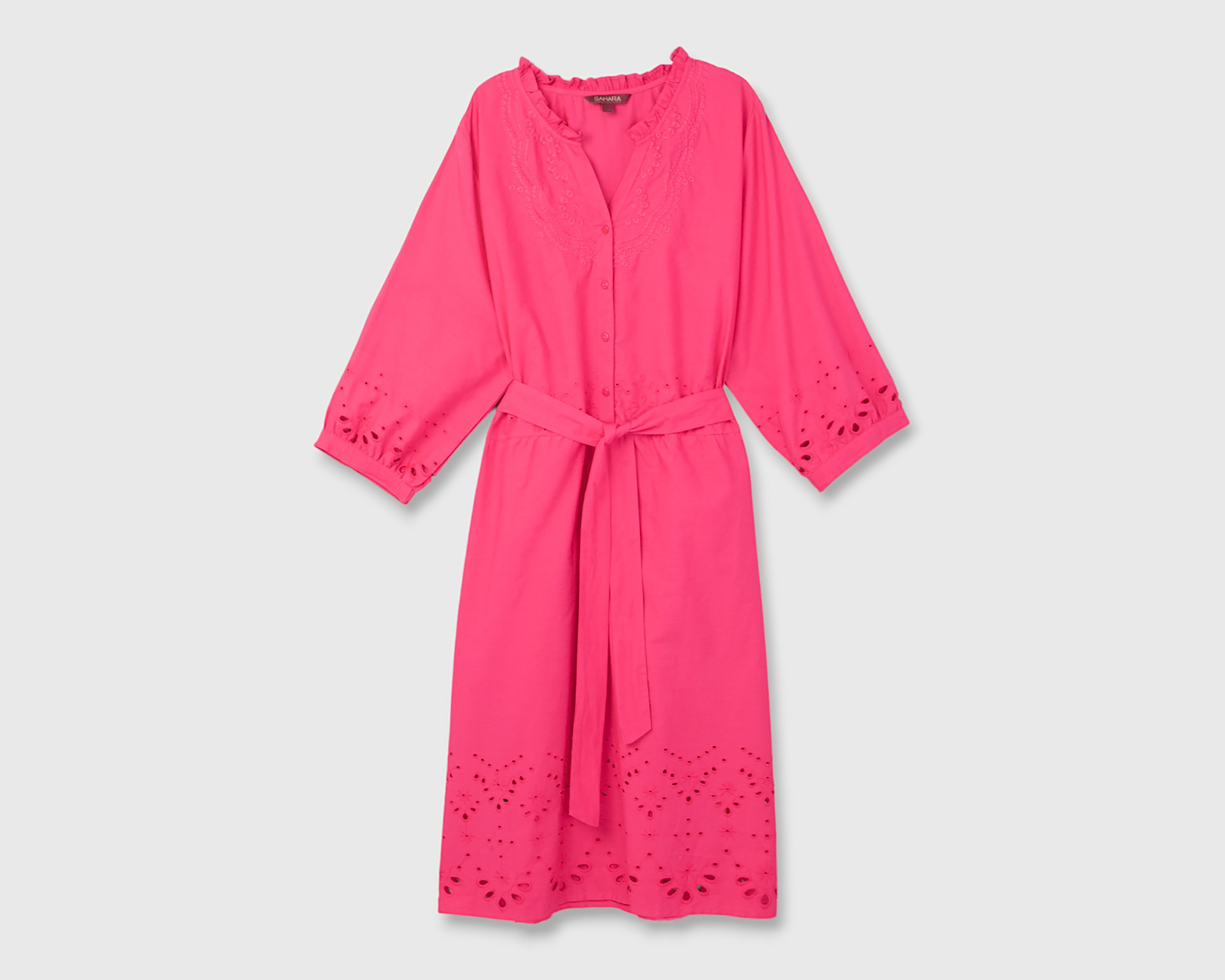 Foto 1 | Foto 1 | Vestido Casual Sahara Rosa con Botones