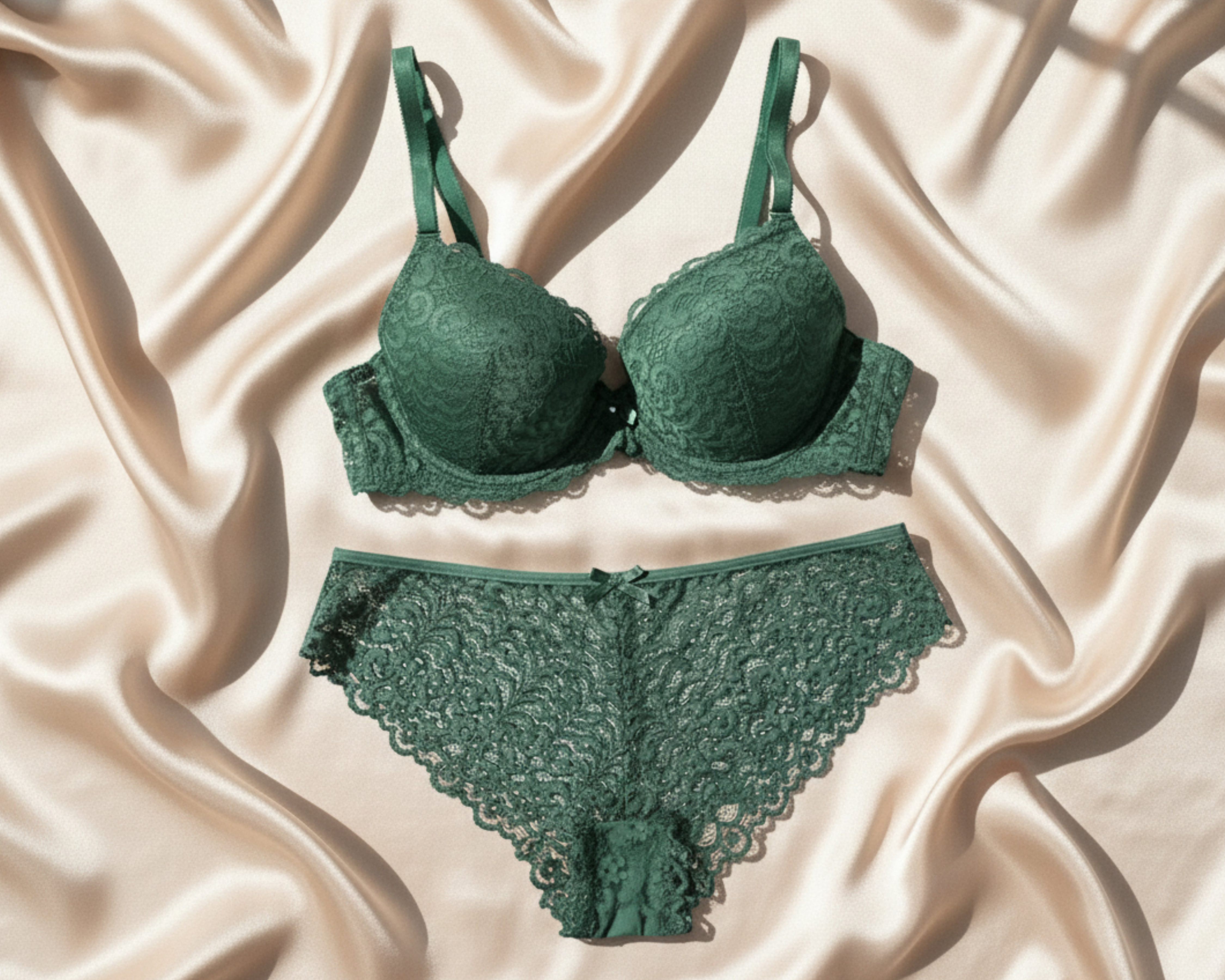 Foto 6 | Foto 6 | Coordinado de Encaje Jennifer Lopez Copa Completa para Mujer 2 Pack