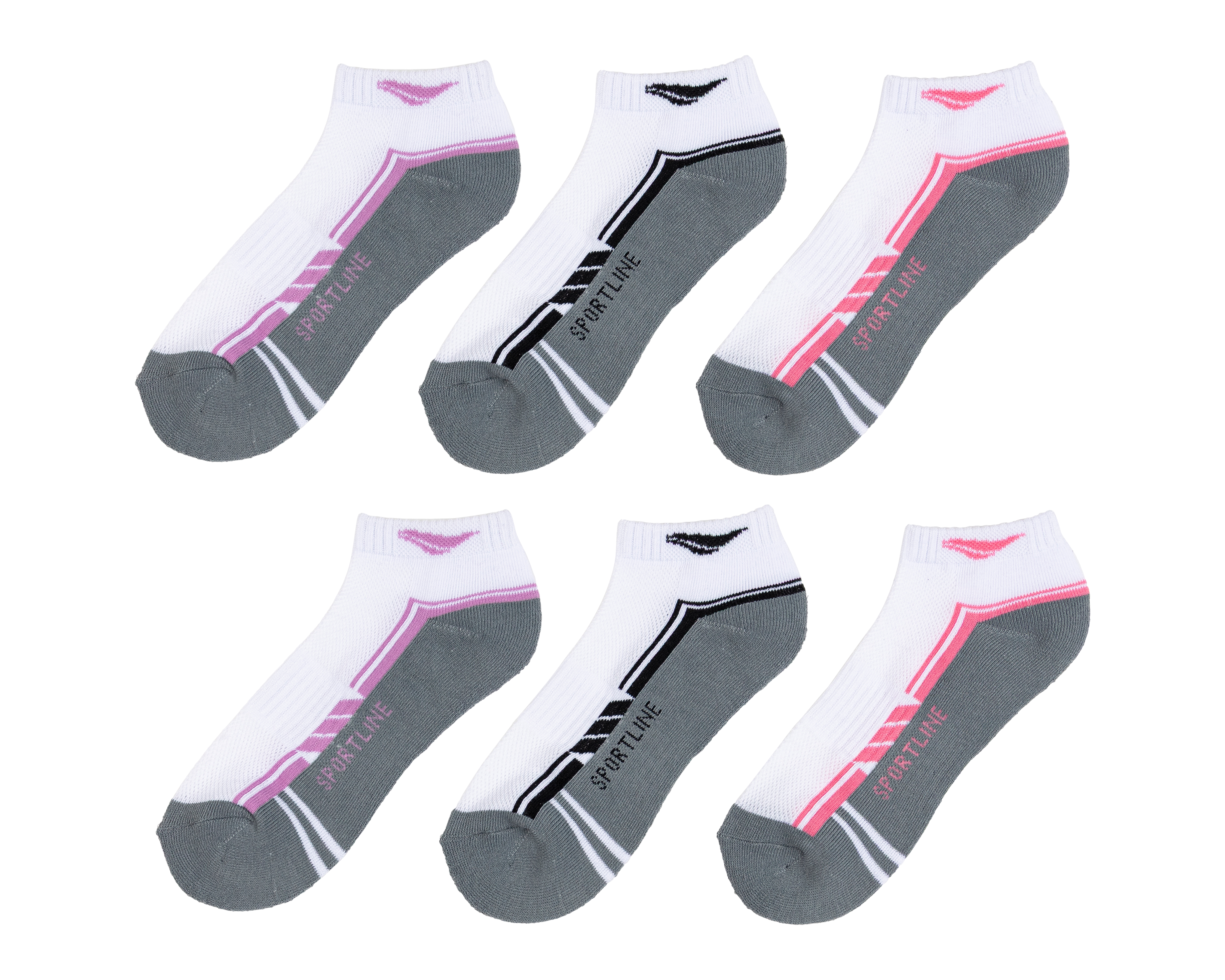 Calcetas Deportivas Sportline para Mujer 6 Pares