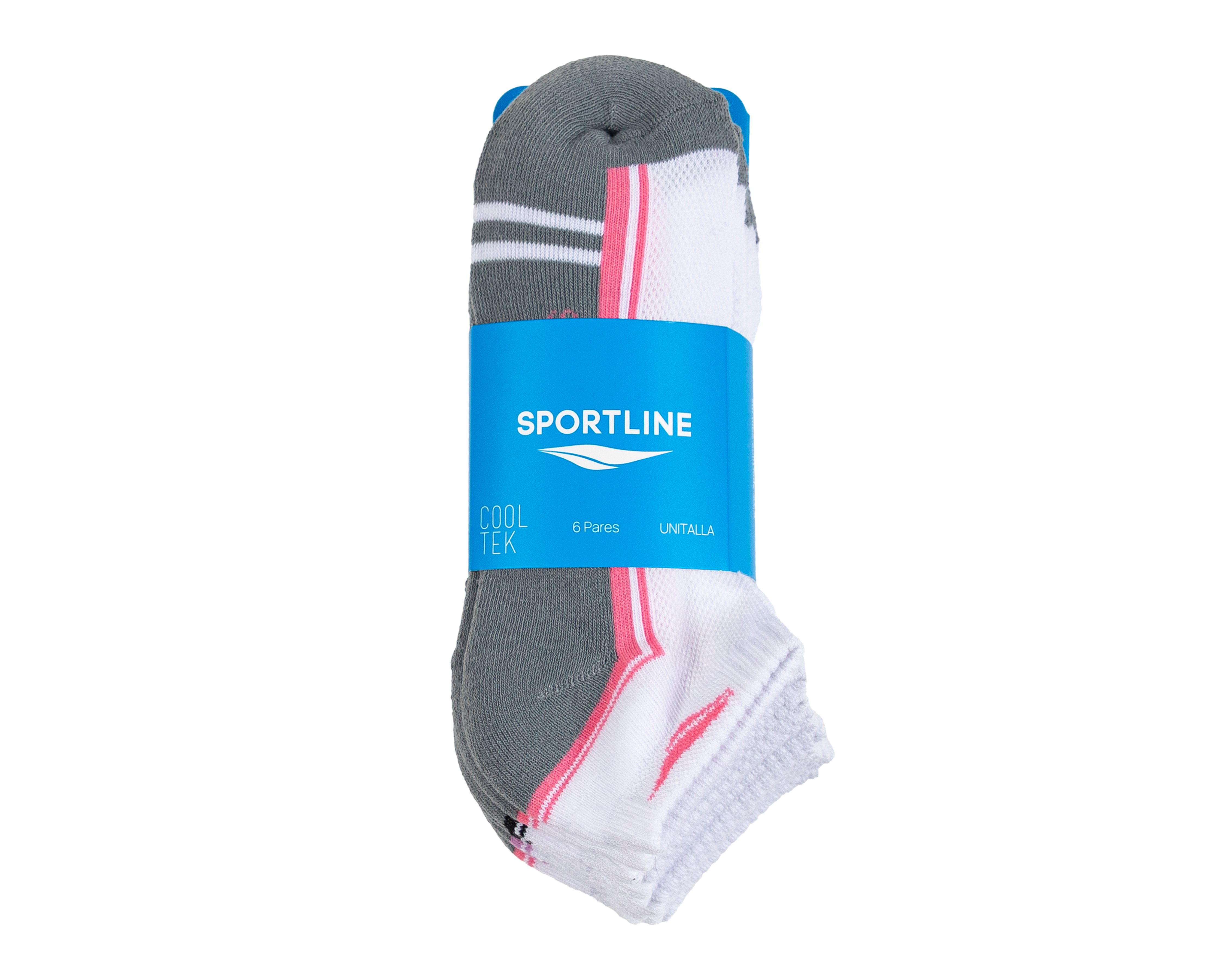 Foto 4 pulgar | Foto 3 | Calcetas Deportivas Sportline para Mujer 6 Pares