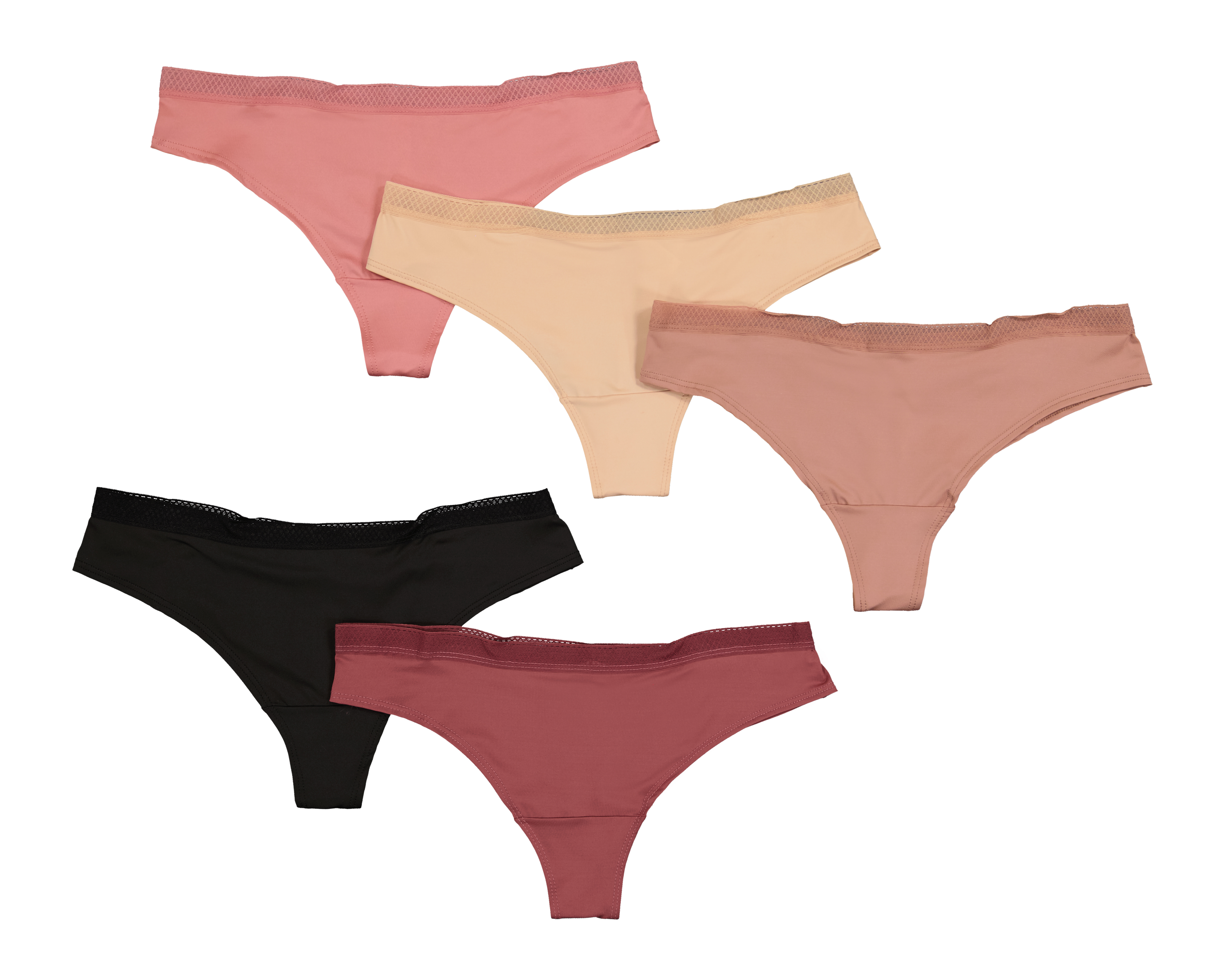Foto 2 pulgar | Foto 1 | Tanga Frescura para Mujer 5 Pack