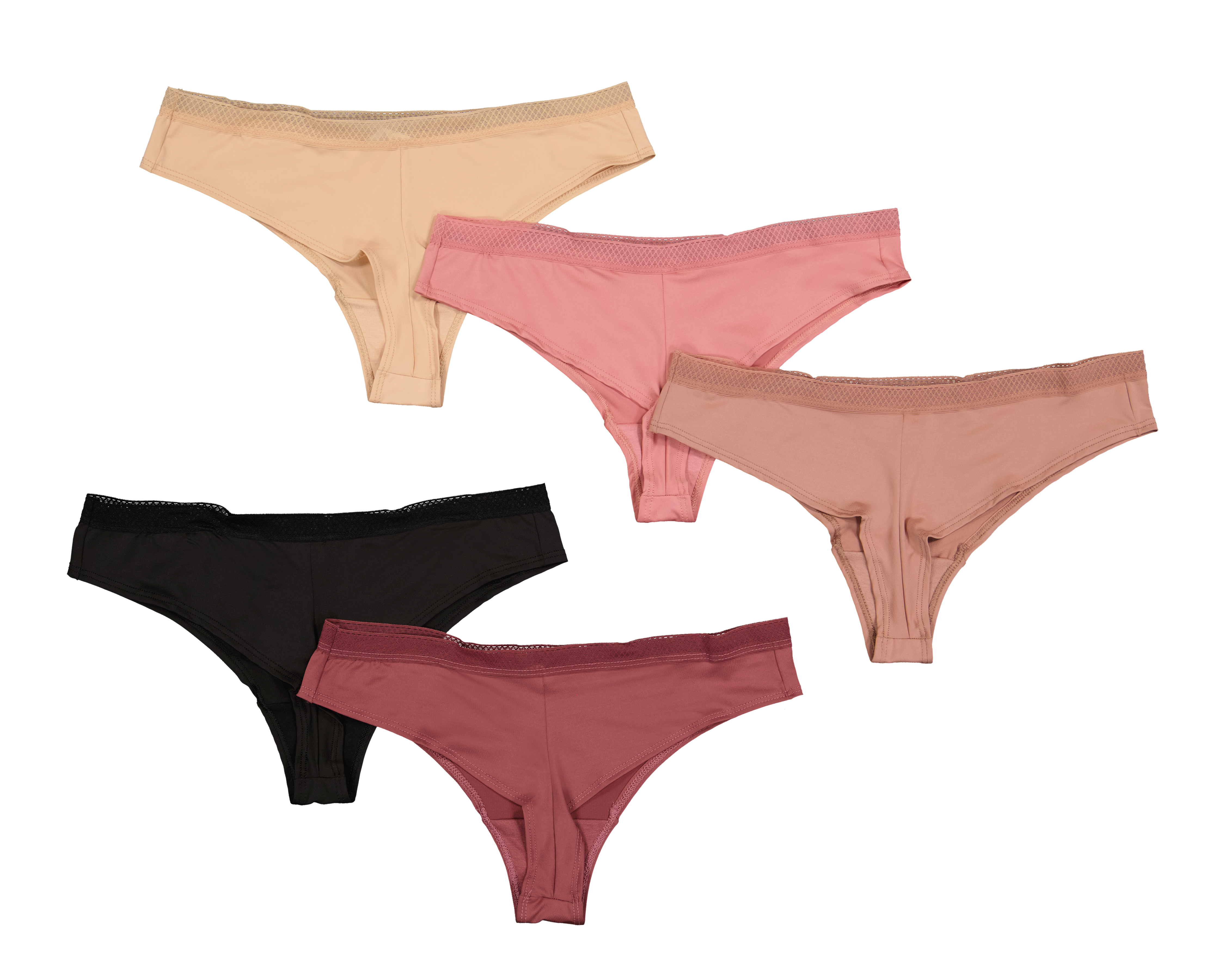 Foto 3 pulgar | Foto 2 | Tanga Frescura para Mujer 5 Pack