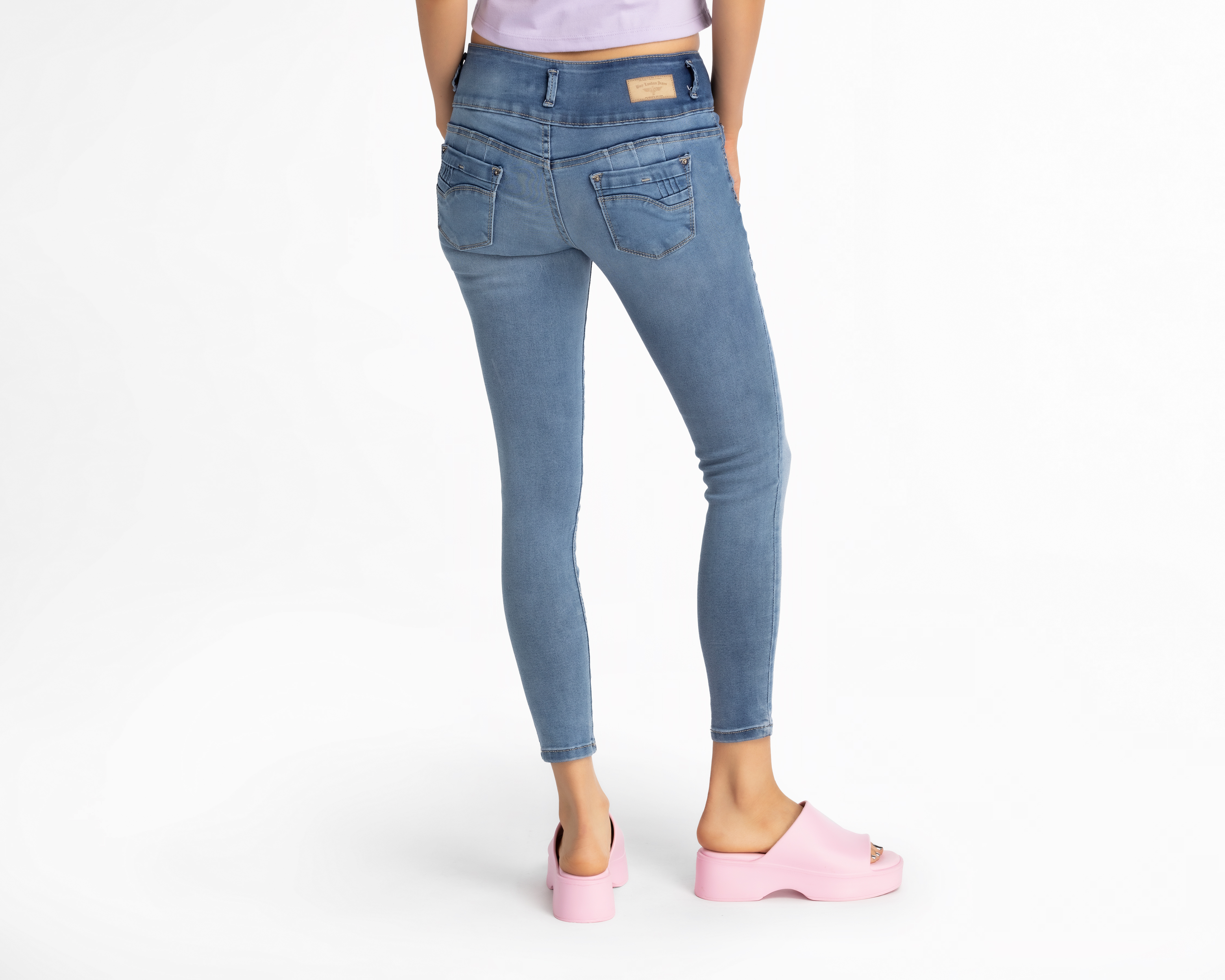 Foto 4 pulgar | Foto 3 | Jeans Skinny Boy London para Mujer