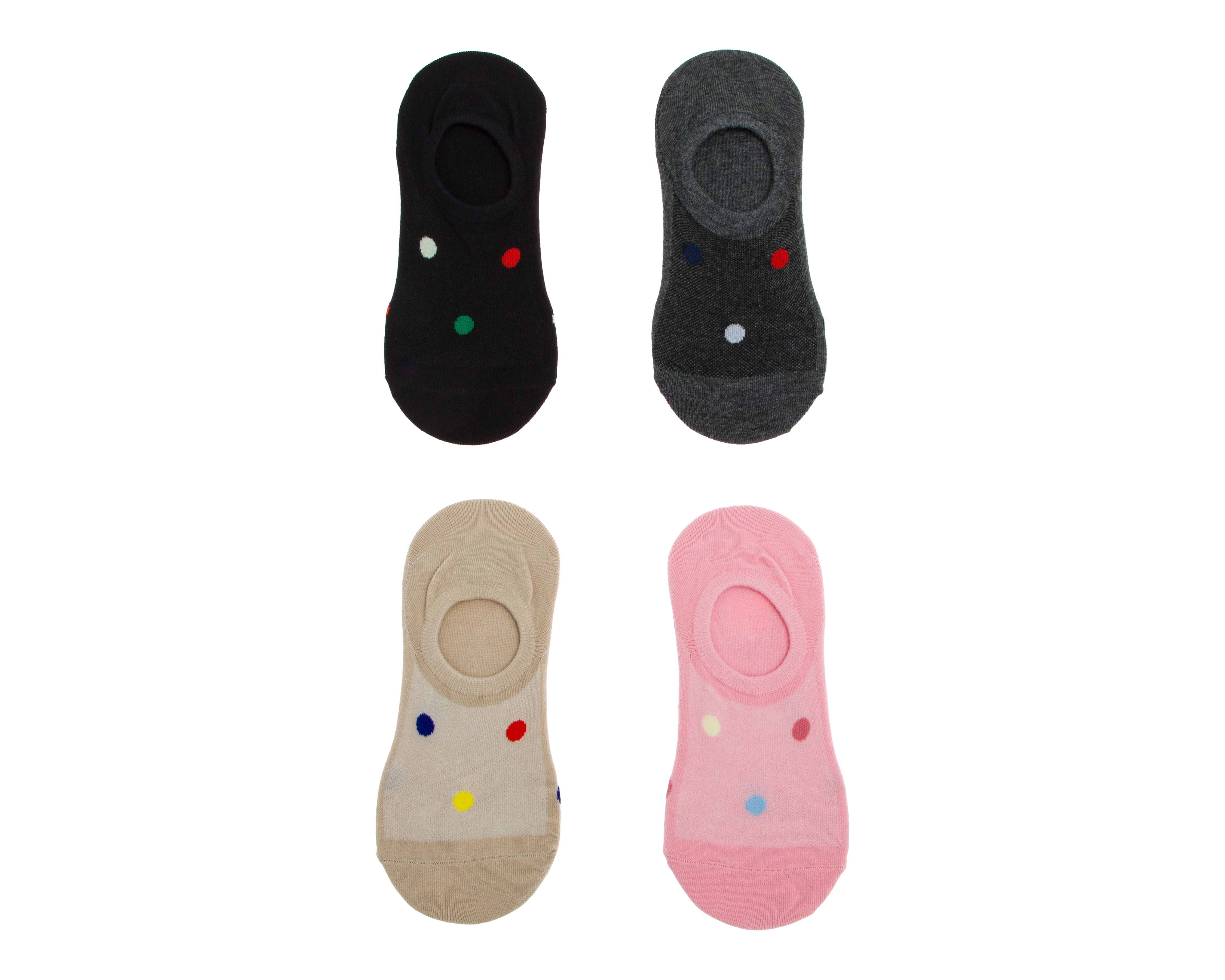 Calcetas Invisibles Lovest para Mujer 4 Pares