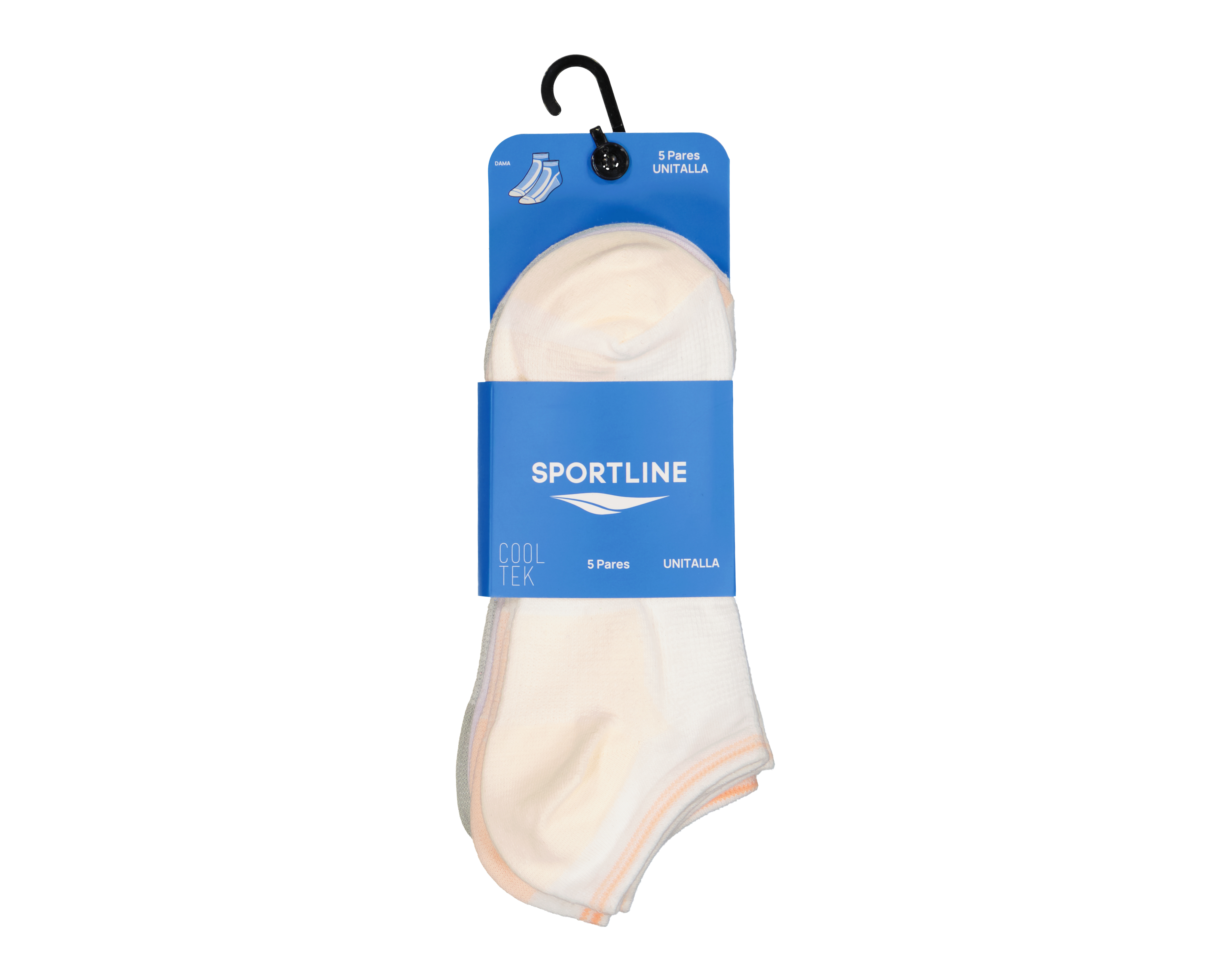 Foto 4 pulgar | Foto 3 | Calcetas Deportivas Sportline para Mujer 5 Pares