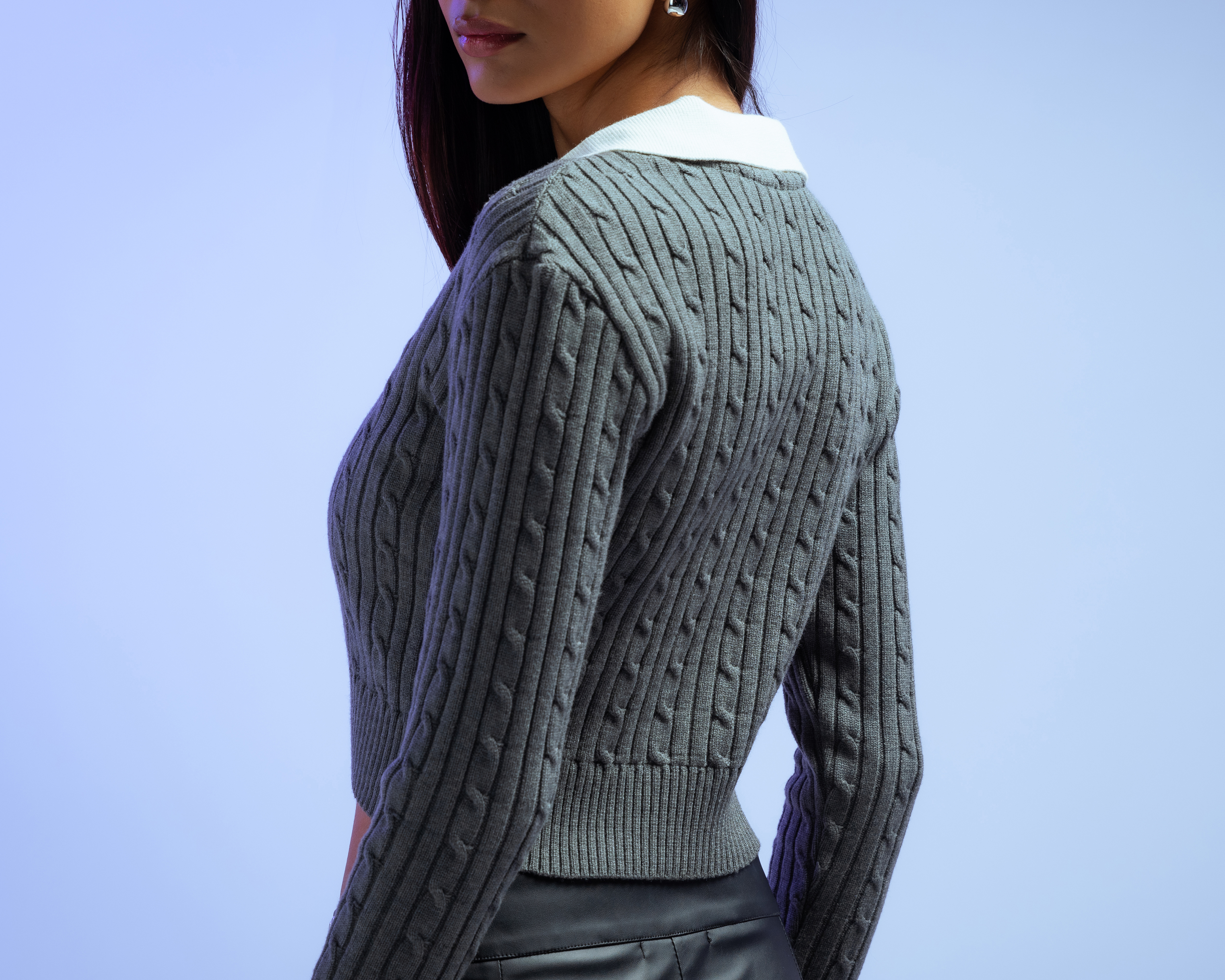 Foto 5 | Foto 5 | Suéter con Cuello Polo Strona para Mujer