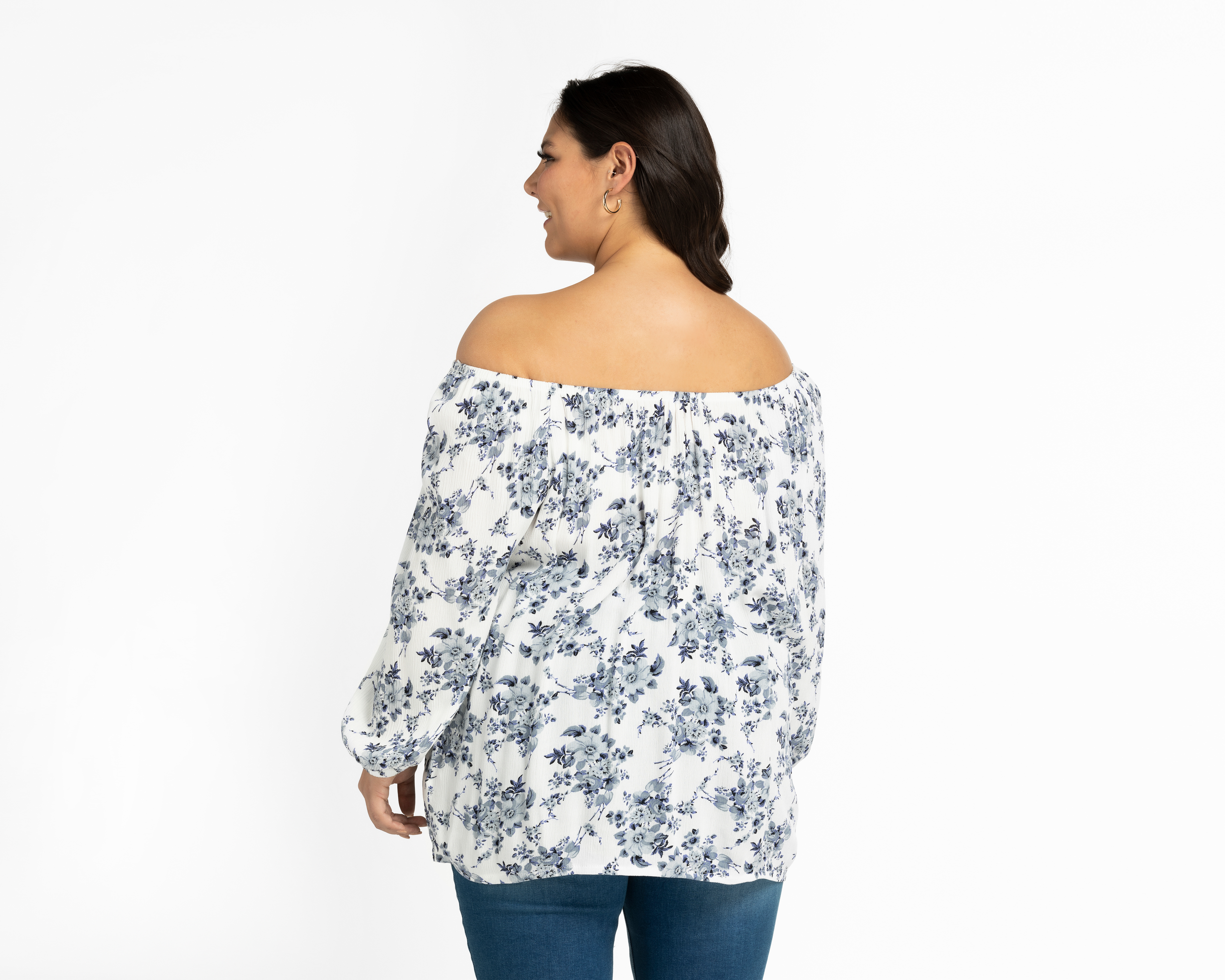 Foto 4 pulgar | Foto 3 | Blusa Lady Sun Manga 3/4 con Estampado Floral