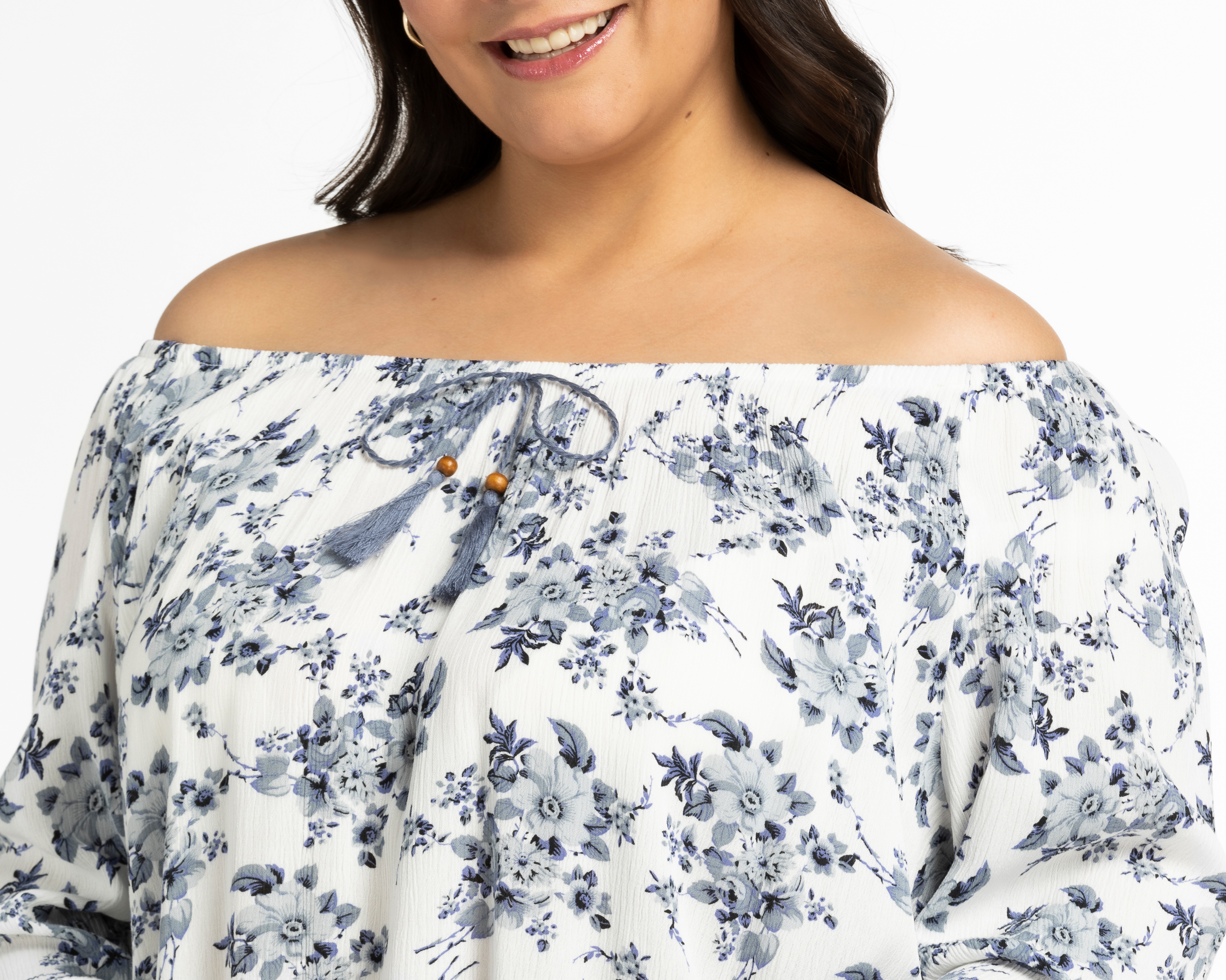 Foto 4 | Foto 4 | Blusa Lady Sun Manga 3/4 con Estampado Floral