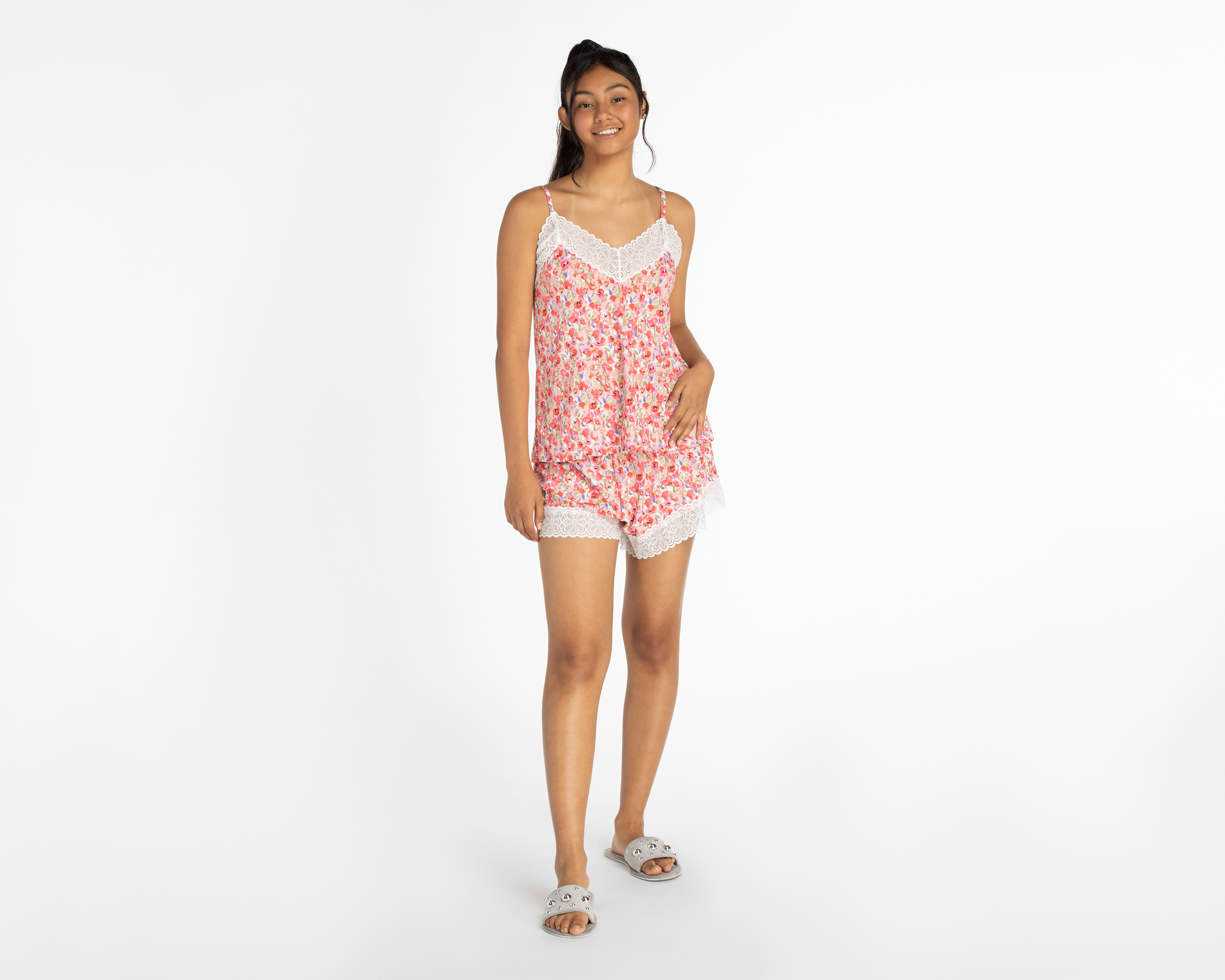 Foto 3 pulgar | Foto 2 | Pijama Eva tu Estilo Íntimo 2 Piezas