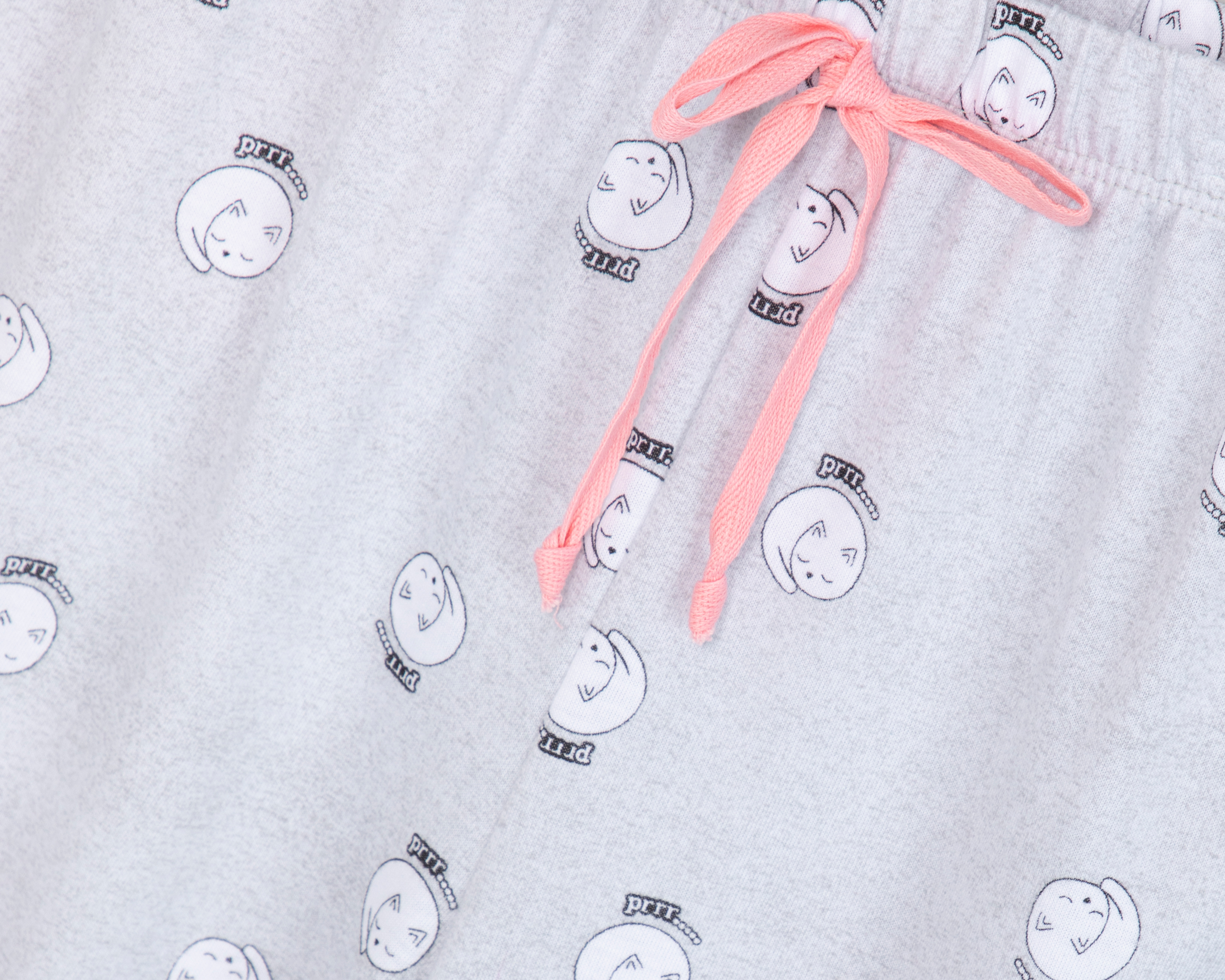 Foto 5 pulgar | Foto 4 | Pijama Lovest Print de Gatos para Mujer