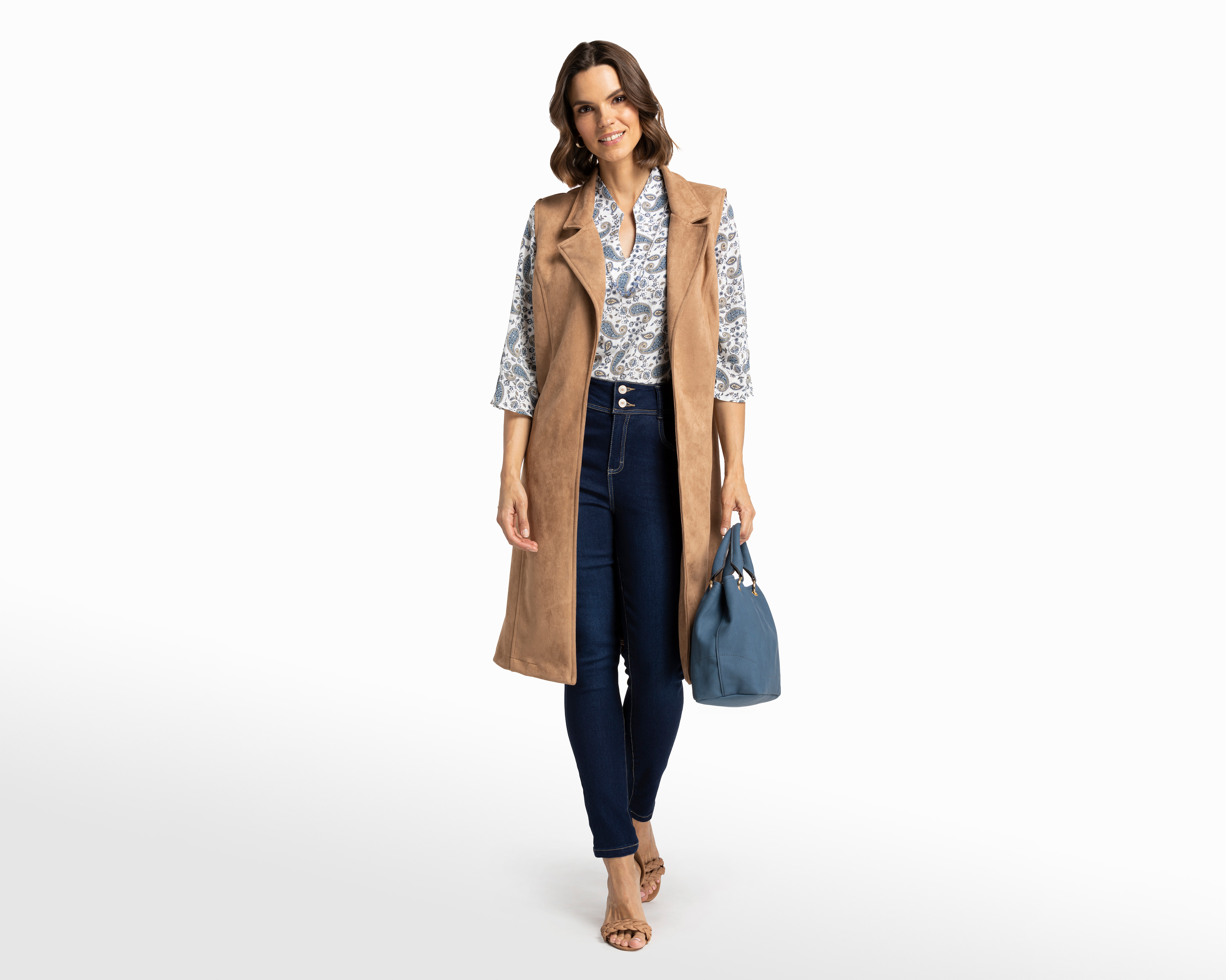 Foto 3 pulgar | Foto 2 | Blusa Paloma Manga 3/4 con Olanes