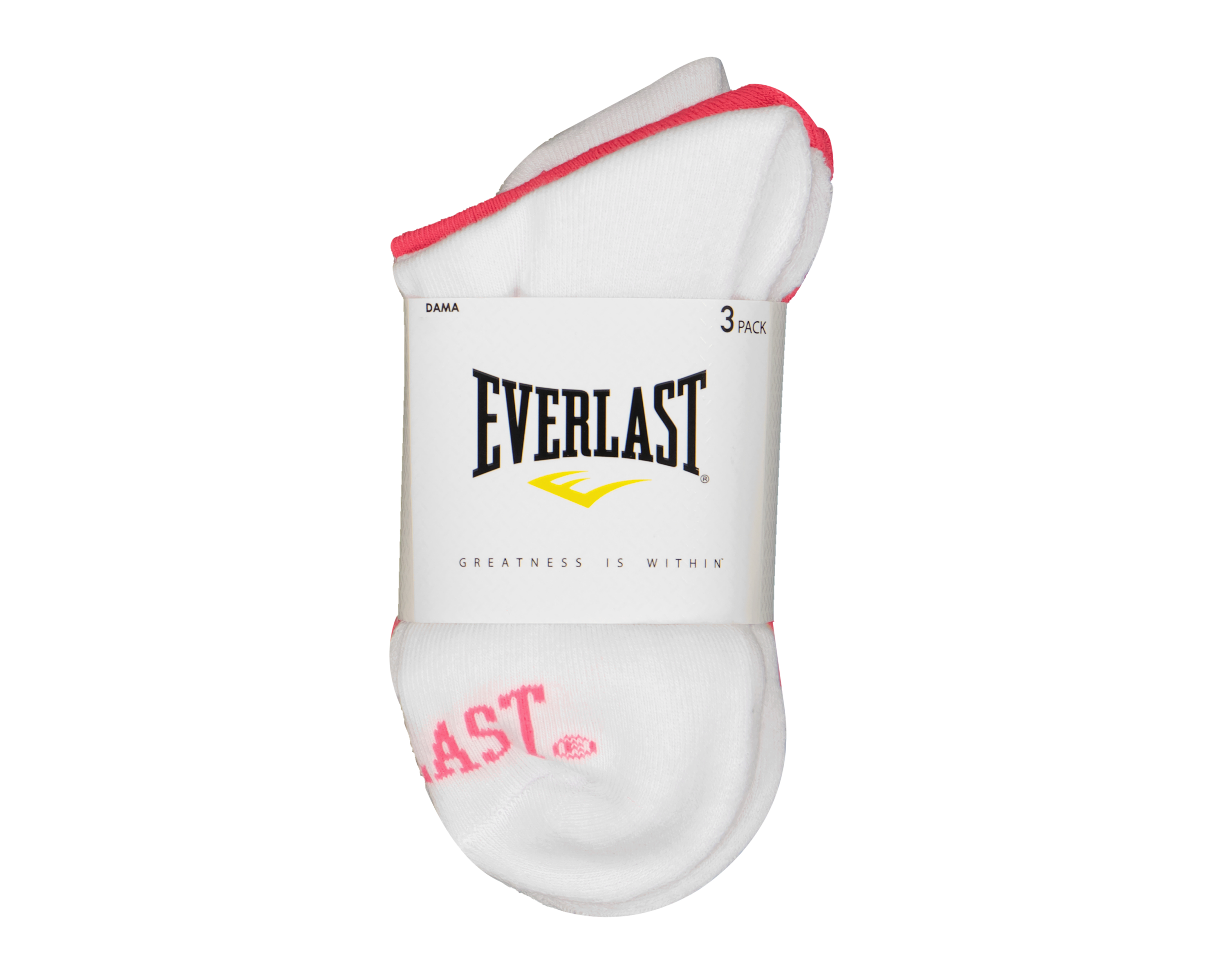 Foto 4 pulgar | Foto 3 | Calcetas Deportivas Everlast para Mujer 3 Pares