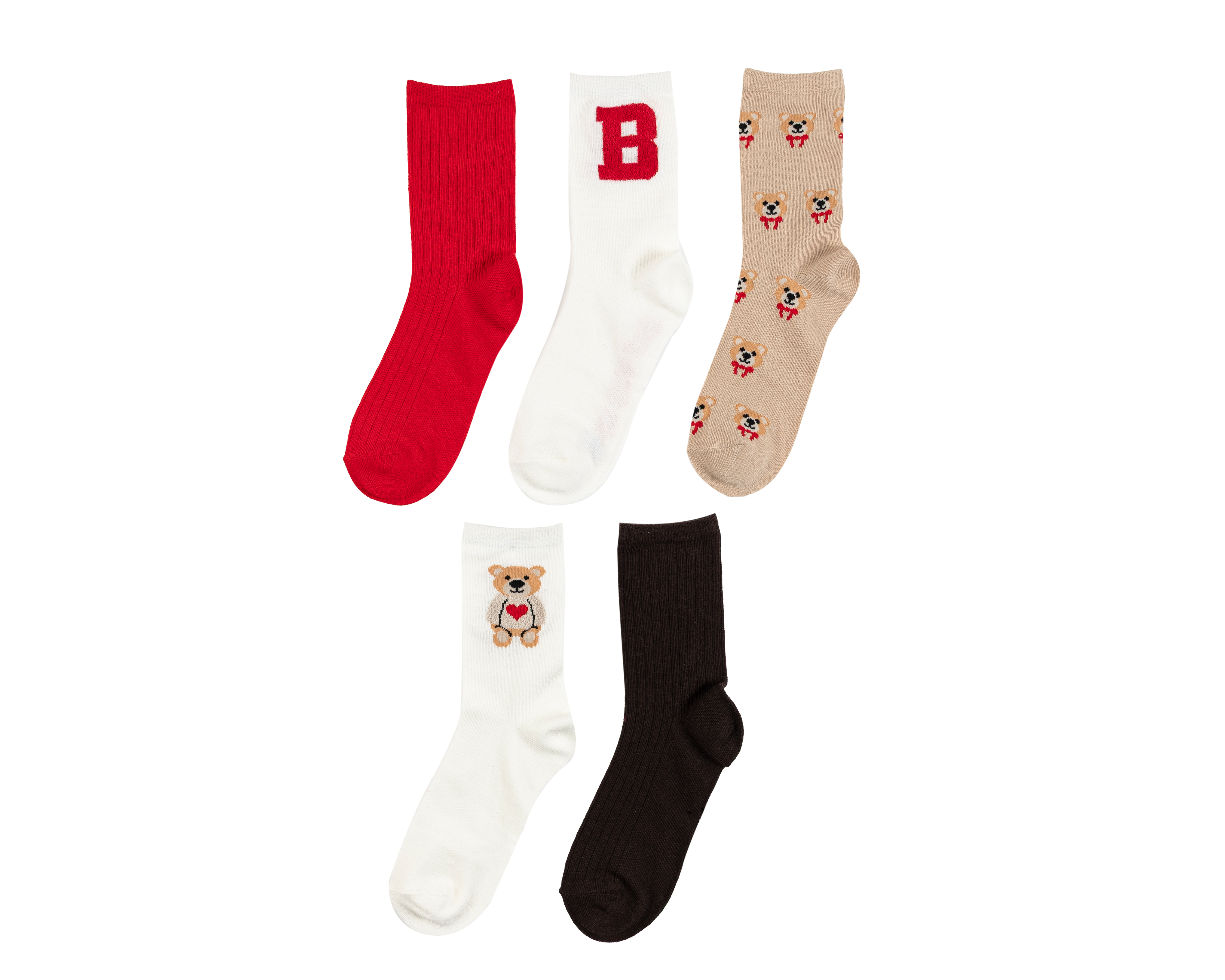 Calcetas Largas Lovest para Mujer 5 Pares