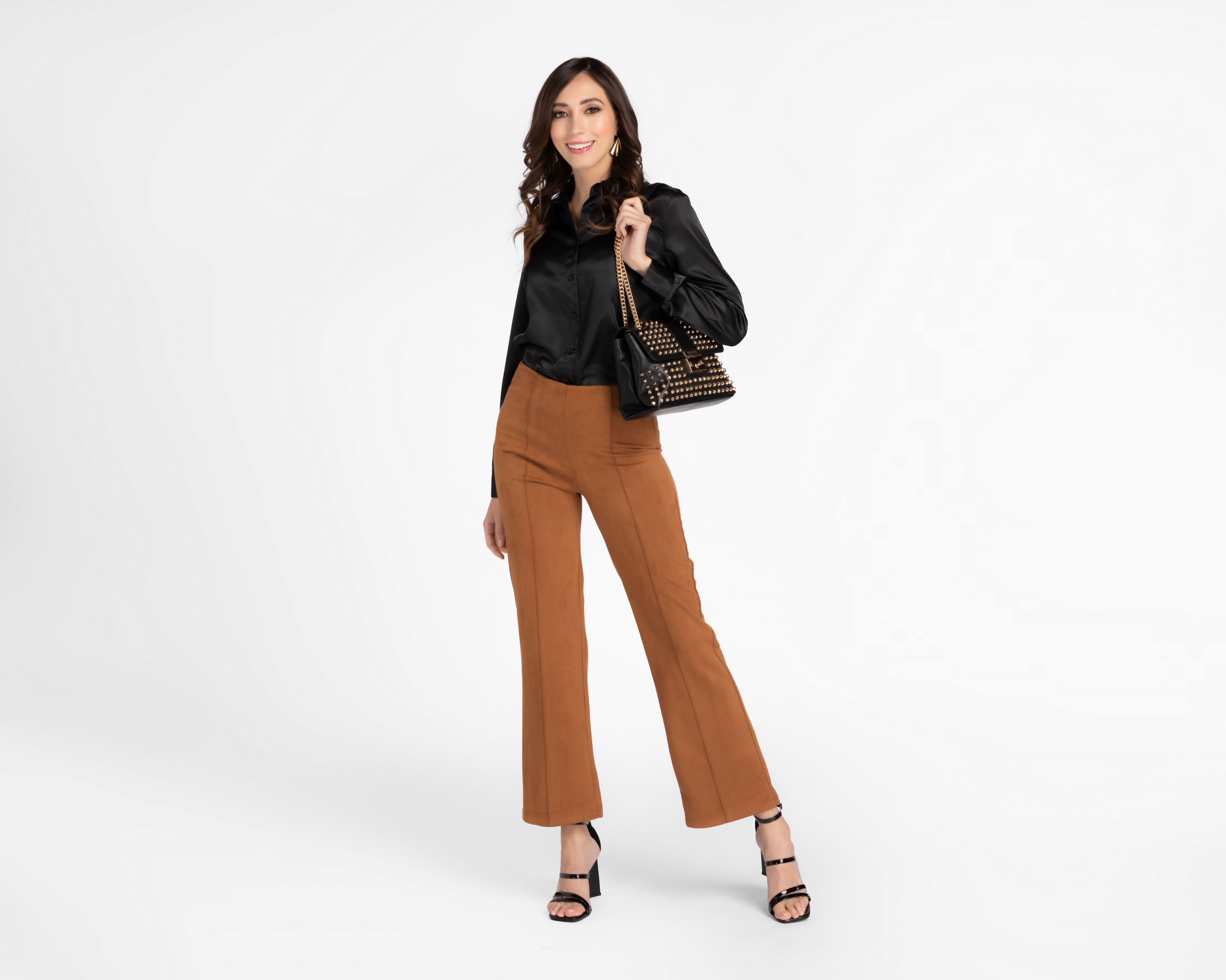 Foto 2 | Foto 2 | Camisa Jennifer Lopez Negra Manga Larga