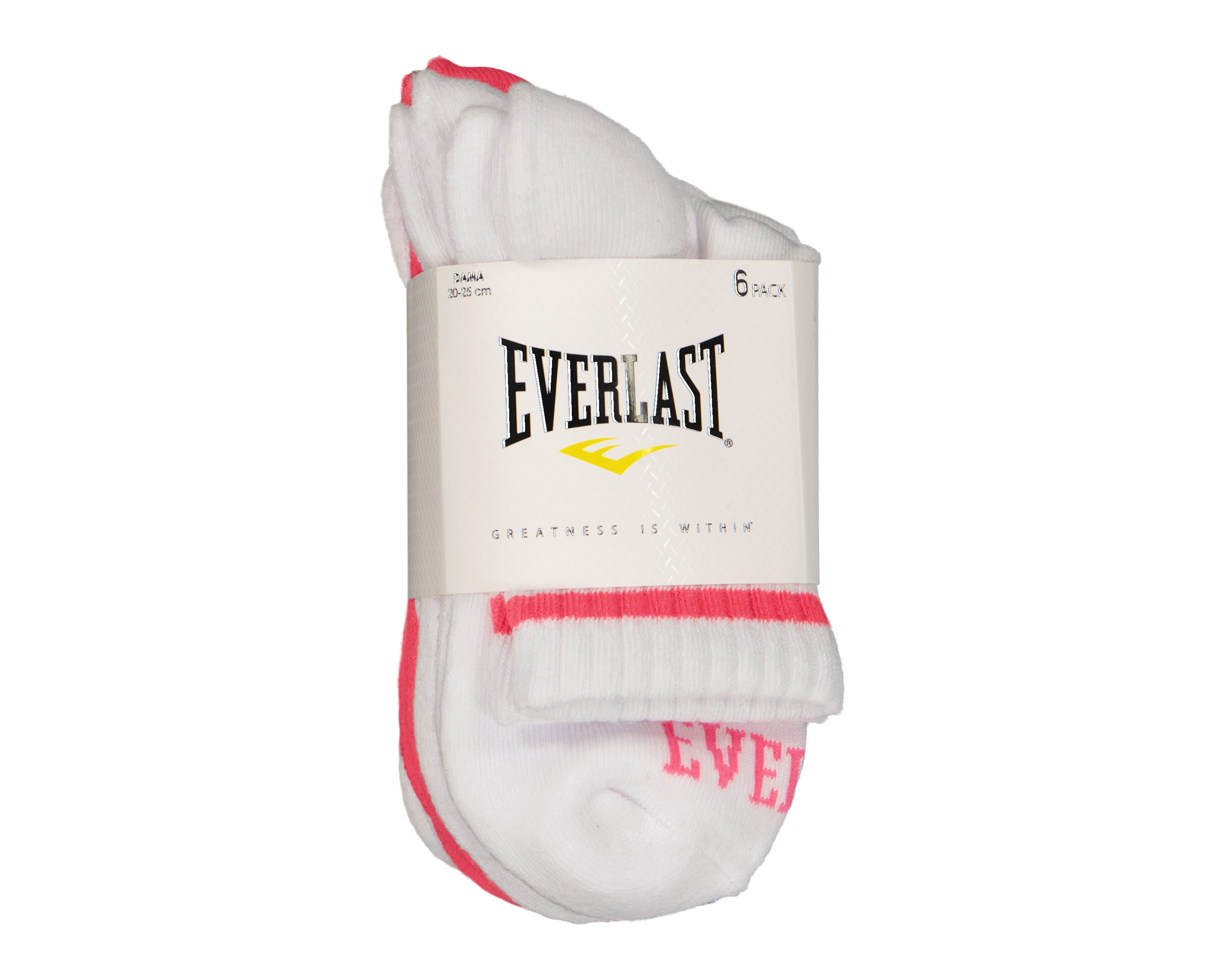 Foto 4 pulgar | Foto 3 | Calcetas Deportivas Everlast para Mujer 6 Pares