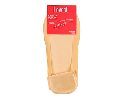Foto 3 | Foto 3 | Calcetas Invisibles Lovest para Mujer 3 Pares