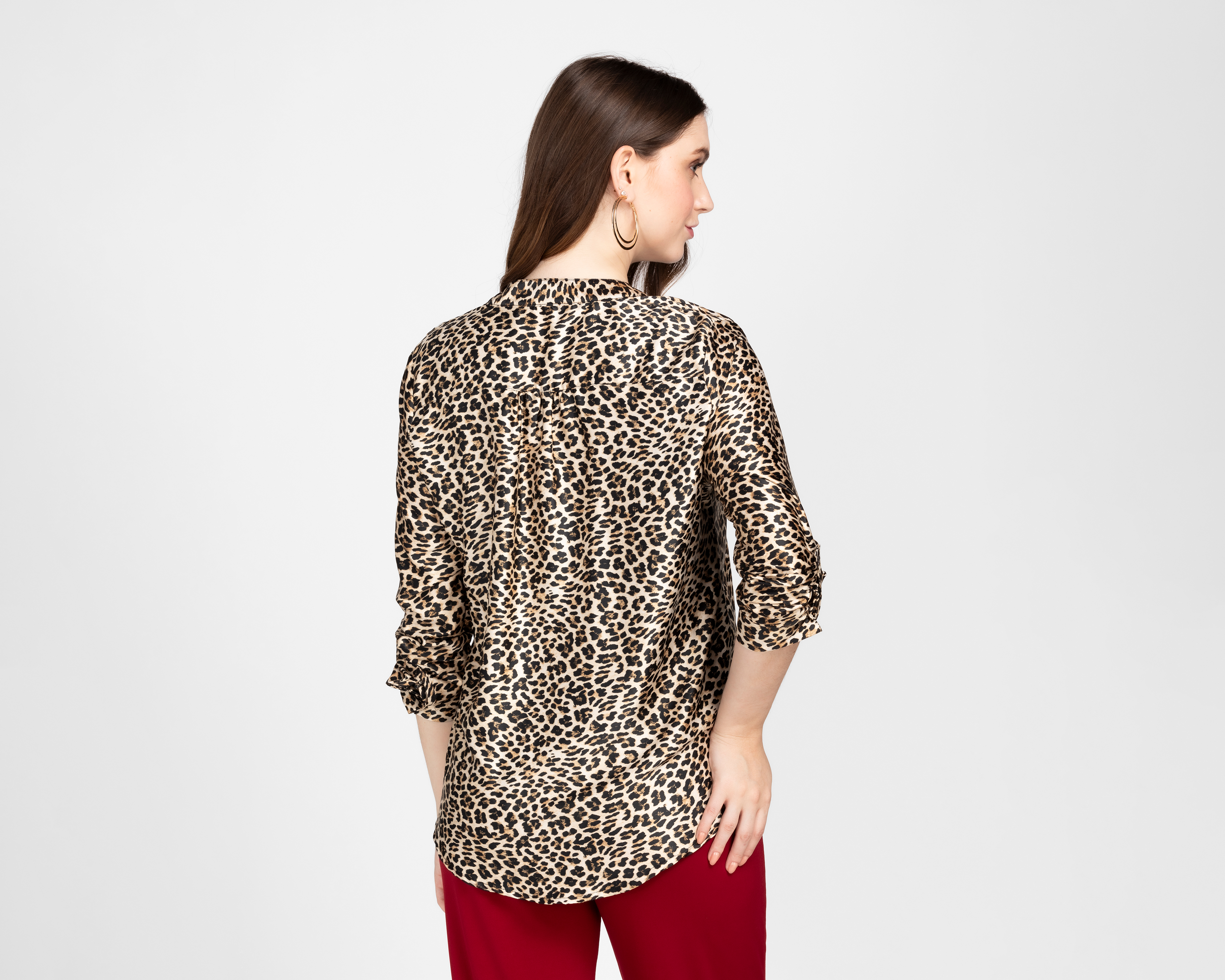 Foto 4 pulgar | Foto 3 | Blusa Sahara Manga Larga para Mujer