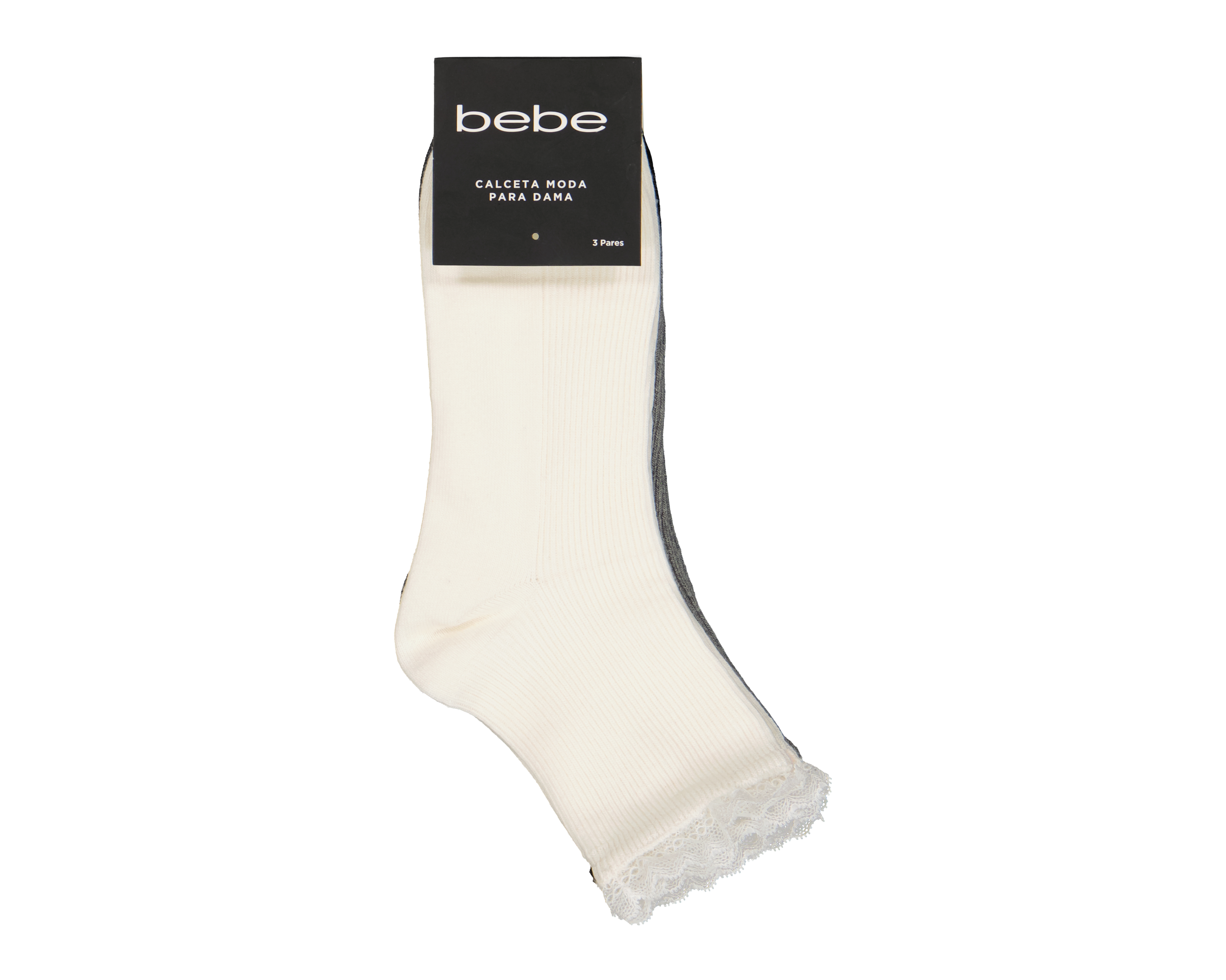 Foto 4 pulgar | Foto 3 | Calcetas Tobilleras Bebe para Mujer 3 Pares