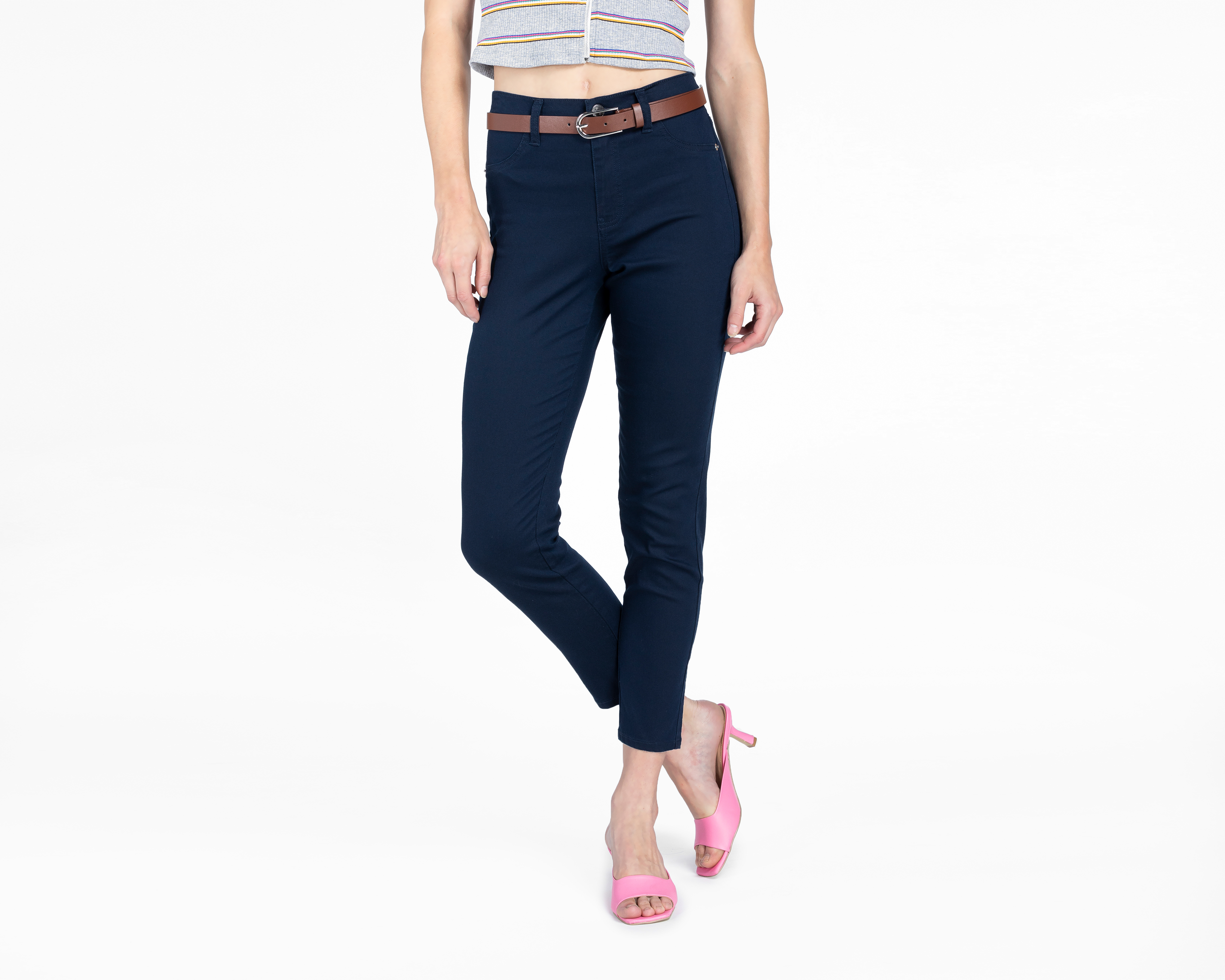 Pantalón de Vestir Refill con Cinturón