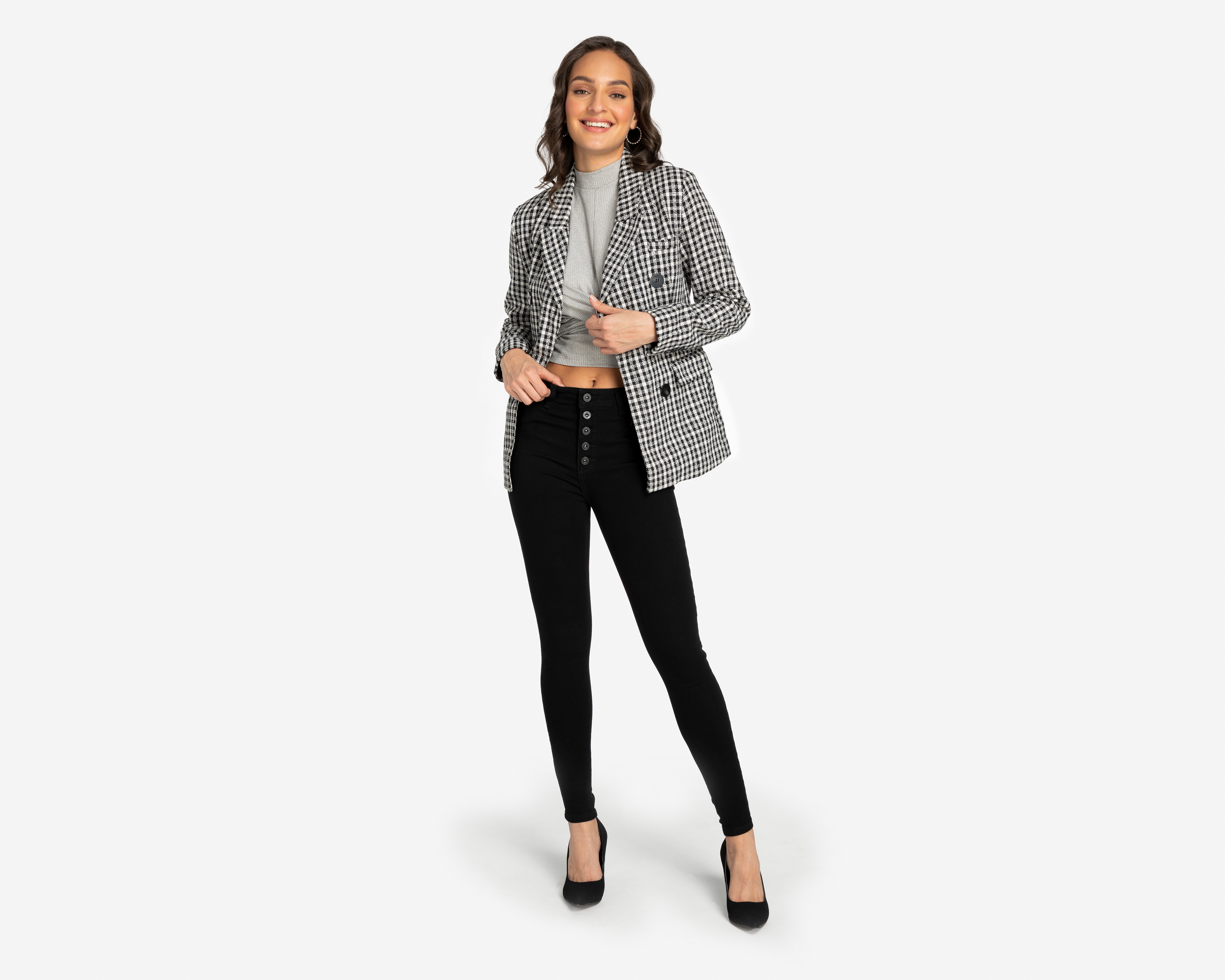 Foto 4 pulgar | Foto 3 | Jeans Skinny Sahara para Mujer