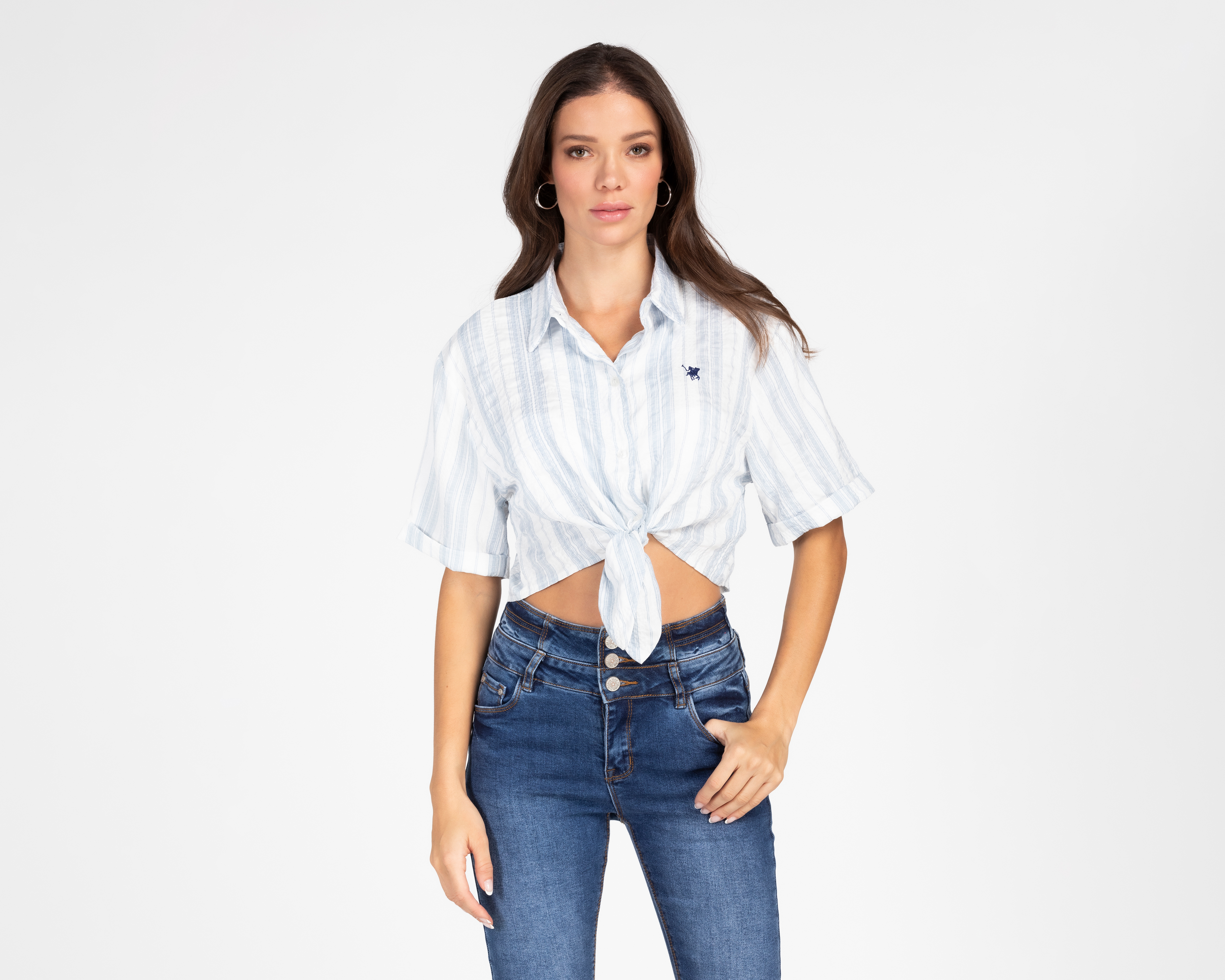 Blusa York Team Polo Club con Botones para Mujer