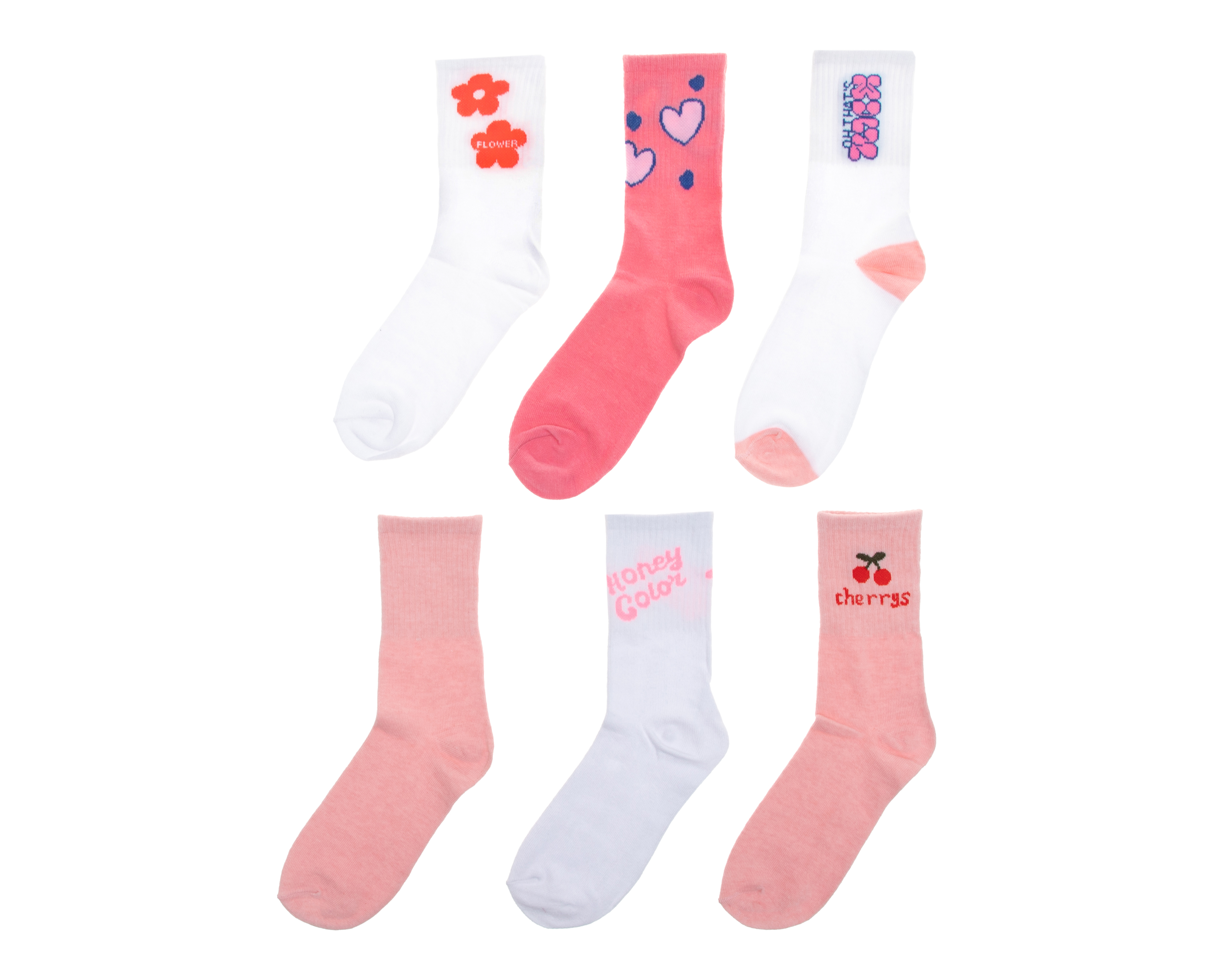 Calcetas Largas Lovest para Mujer 6 Pares
