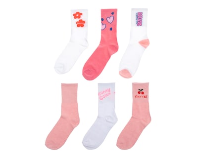 Foto 1 | Foto 1 | Calcetas Largas Lovest para Mujer 6 Pares