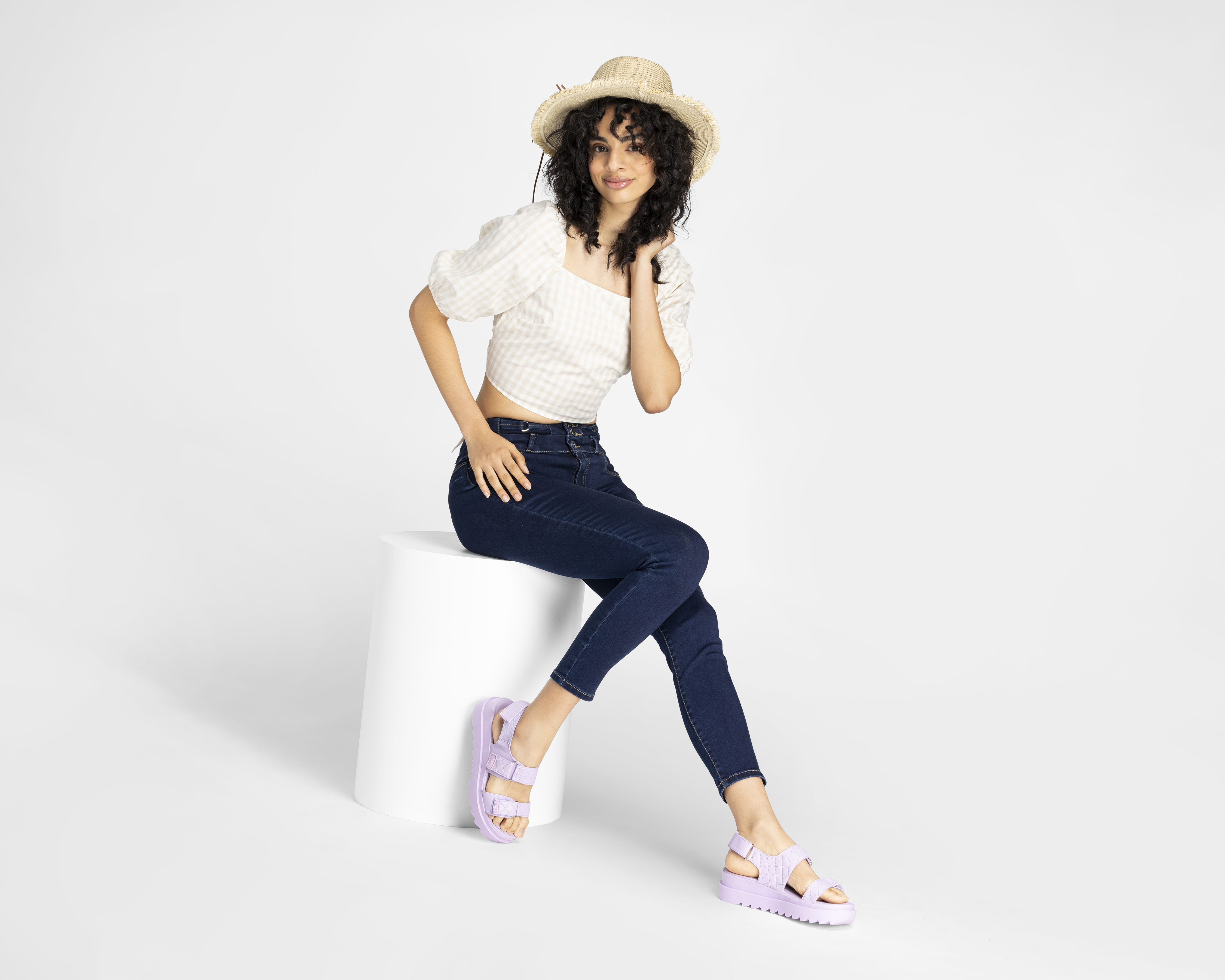 Foto 3 pulgar | Foto 2 | Blusa Refill a Cuadros con Escote en Espalda