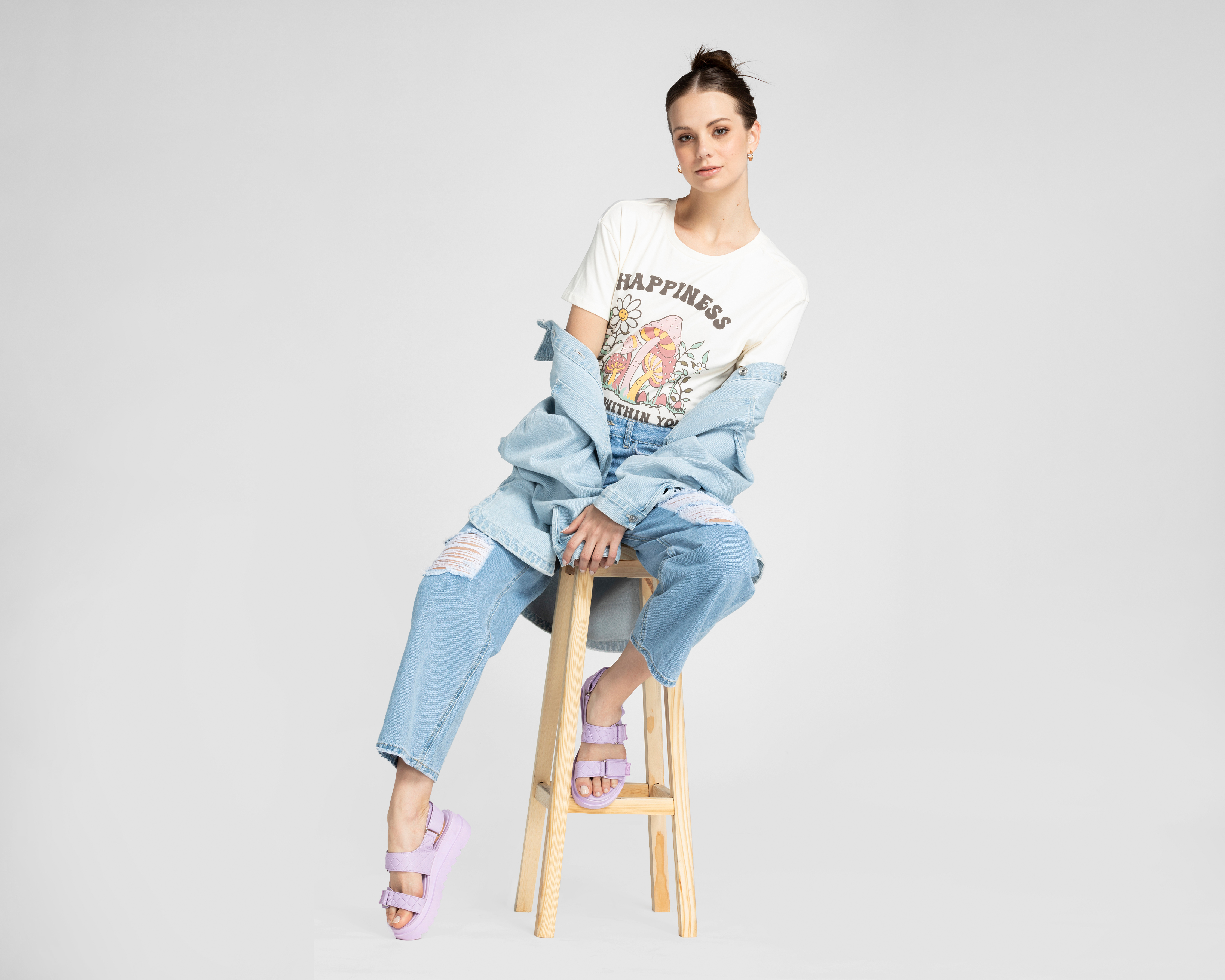 Foto 3 pulgar | Foto 2 | Playera Refill Manga Corta