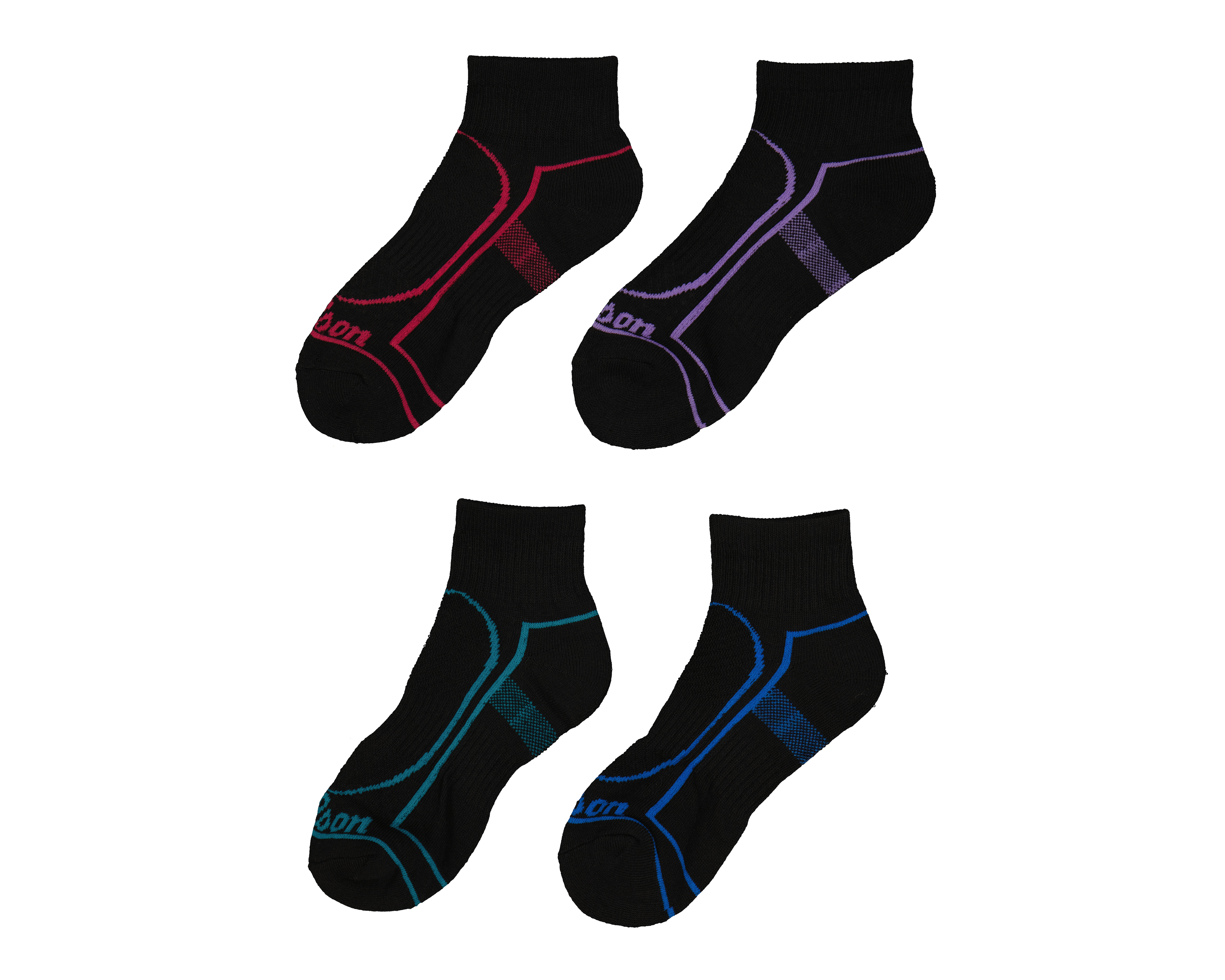 Calcetas Deportivas Wilson para Mujer 4 Pares